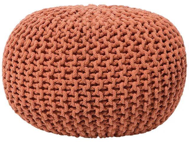 beliani-conrad-pouf-kupfer-50x35-cm-sitzpouf image 1