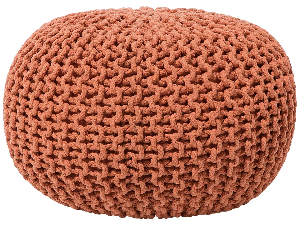 beliani-conrad-pouf-kupfer-50x35-cm-sitzpouf image 1