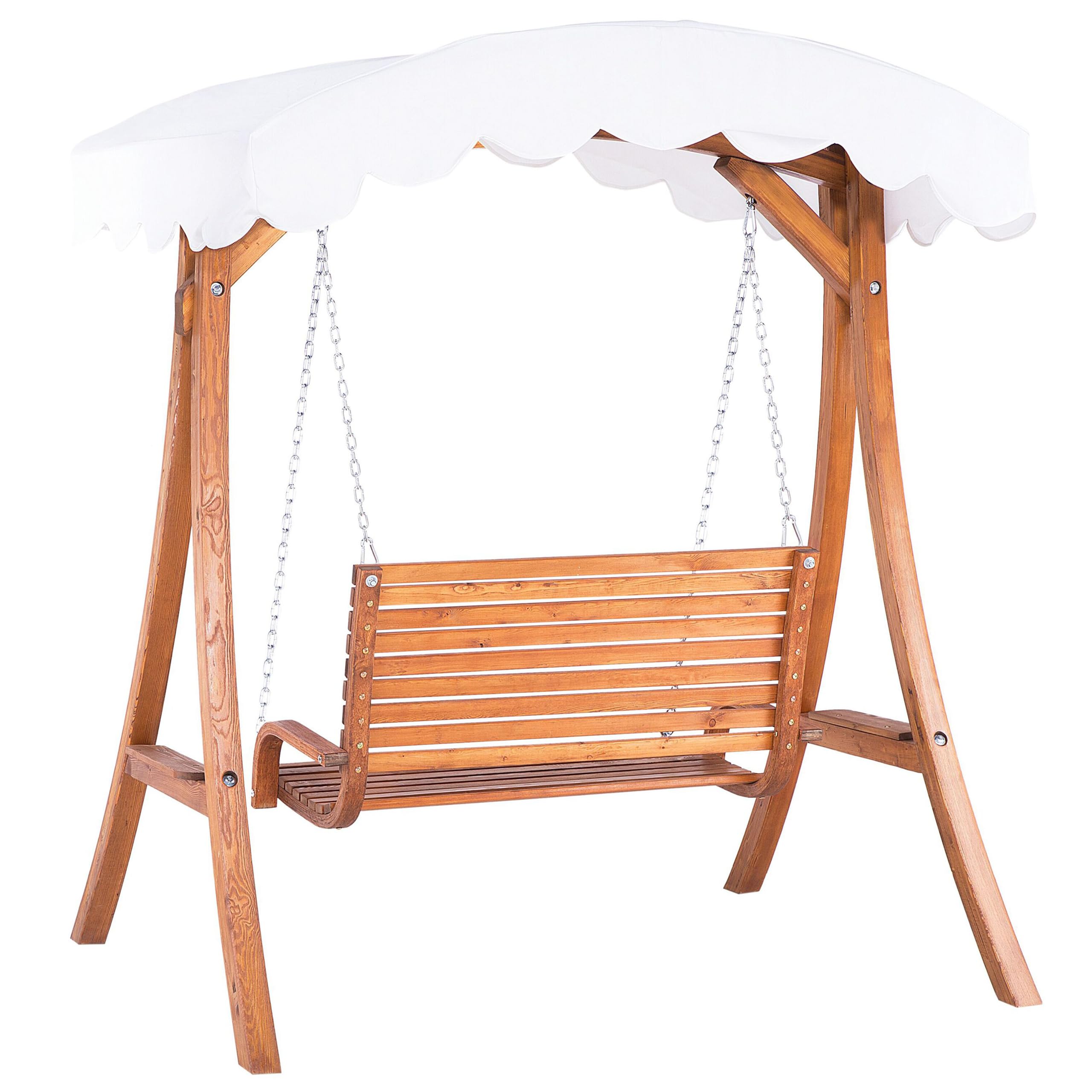 beliani-andria-gartenschaukel-holz-2-personen-beige-dach image 6