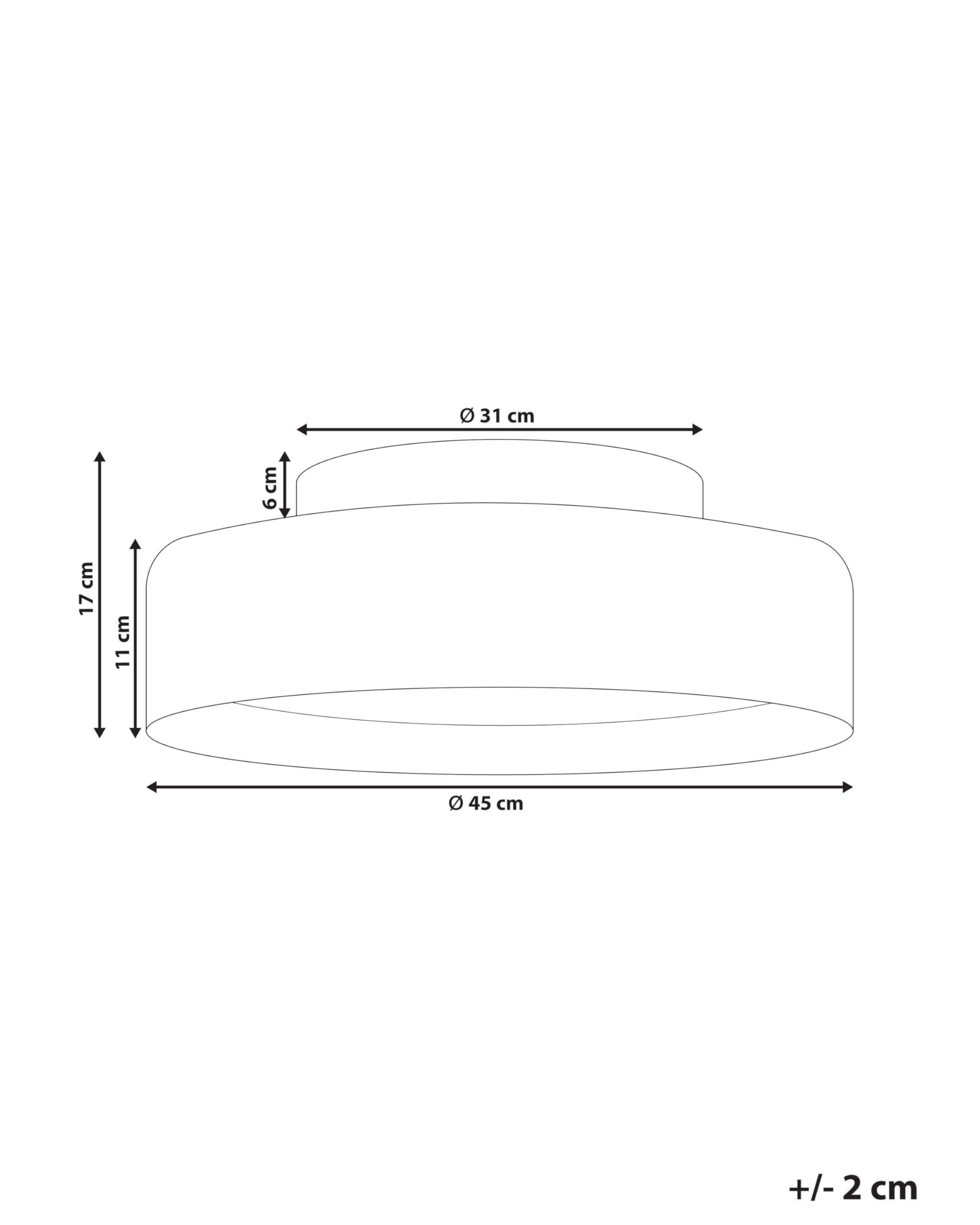beliani-moei-led-deckenleuchte-schwarz-45-cm-warmwei image 3