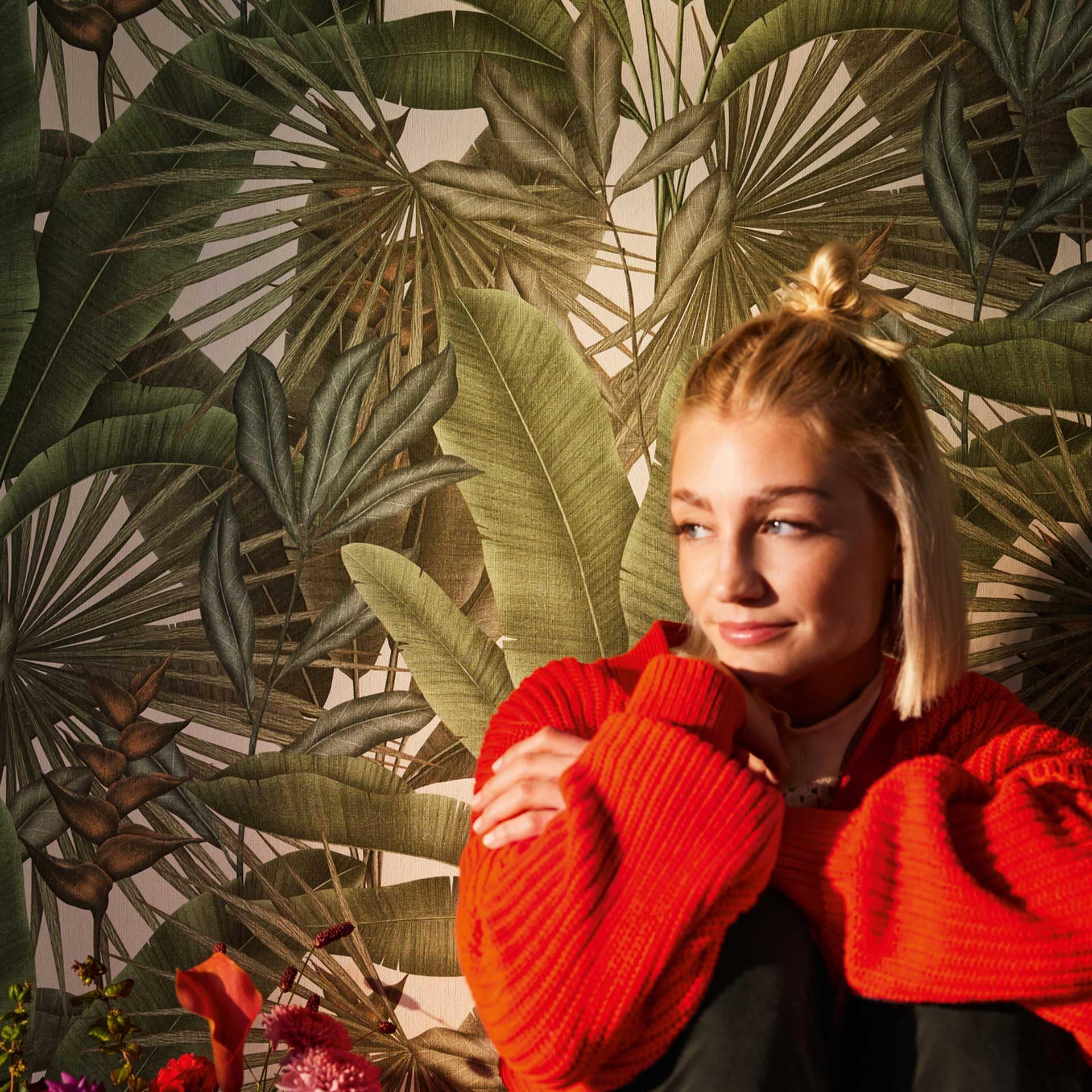 livingwalls-palmenblatt-vliestapete-gr-n-creme-10-05-m image 8