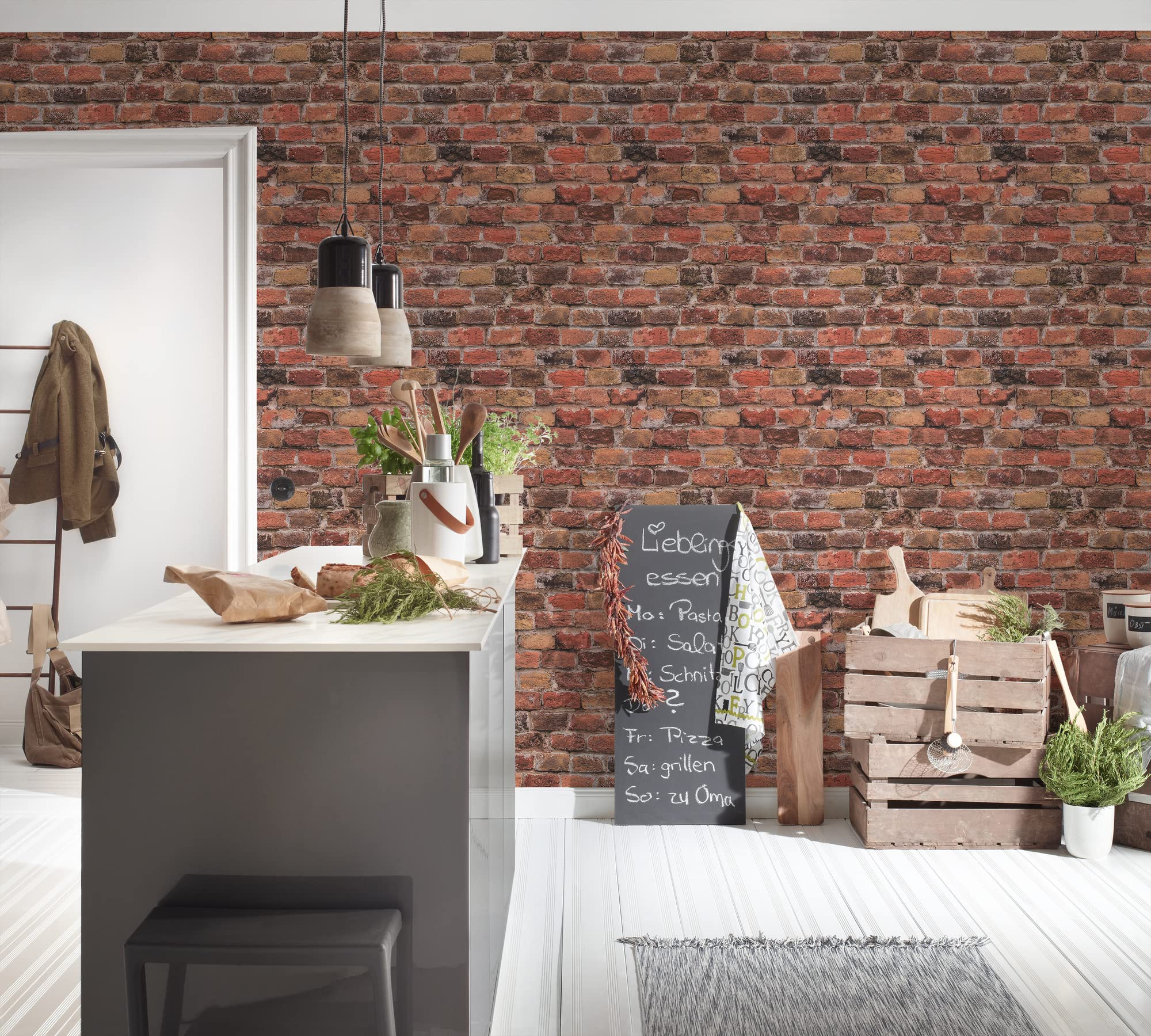 a-s-cr-ation-bricks-stones-388141-vliestapete-rot image 4