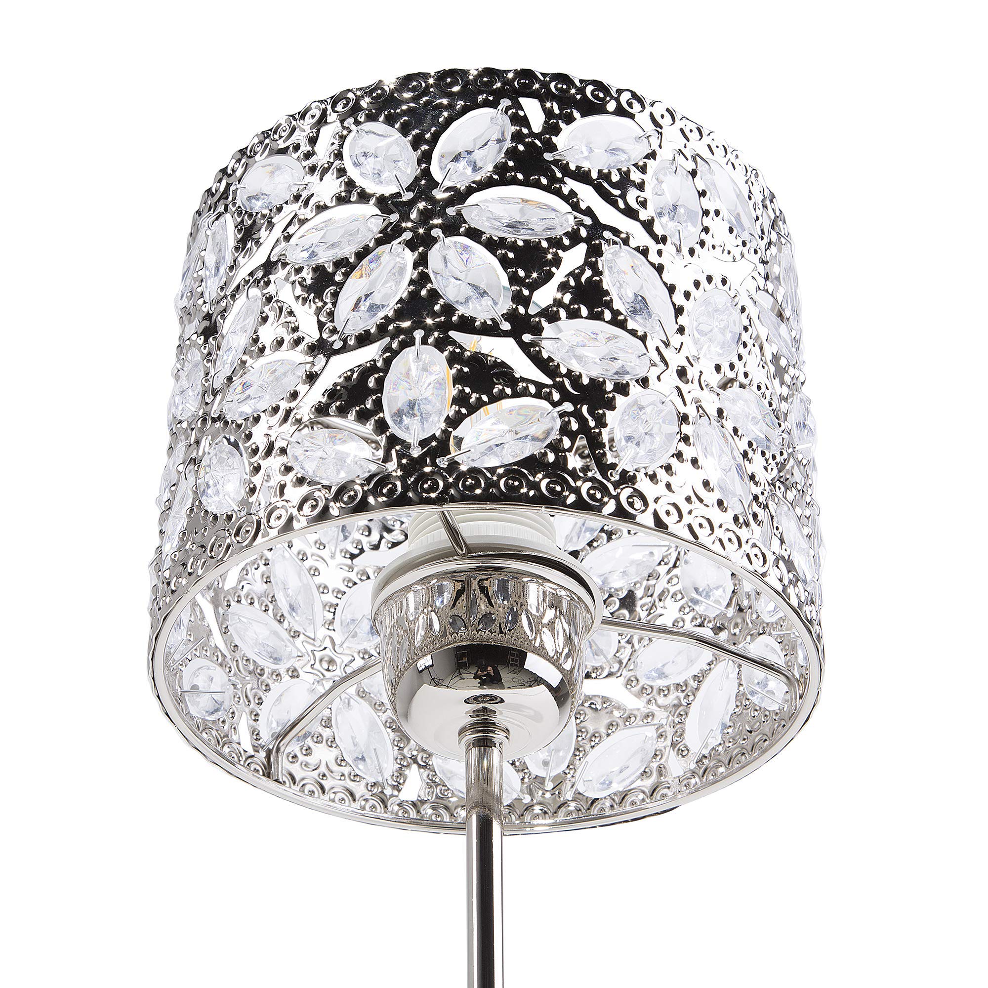 beliani-tischleuchte-metall-silber-kristall-blumen-e27-40-cm image 4
