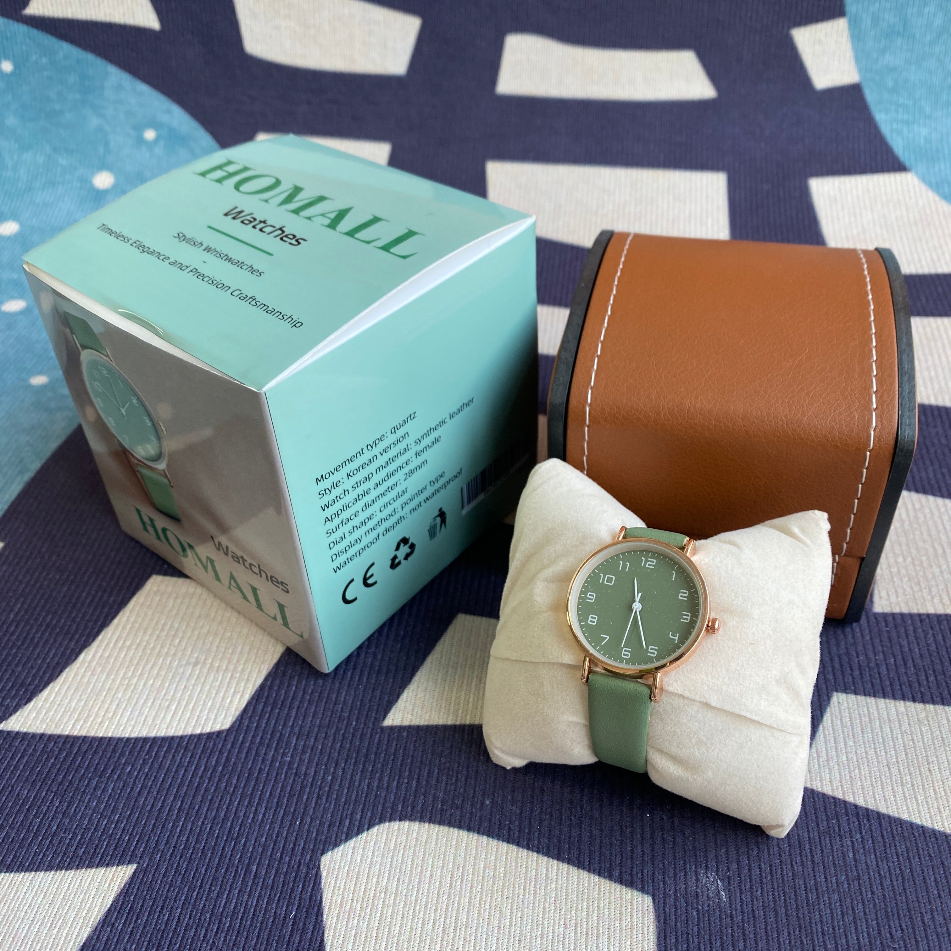 homall-damenuhr-digital-chronograph-gr-n-resinablesbar image 5
