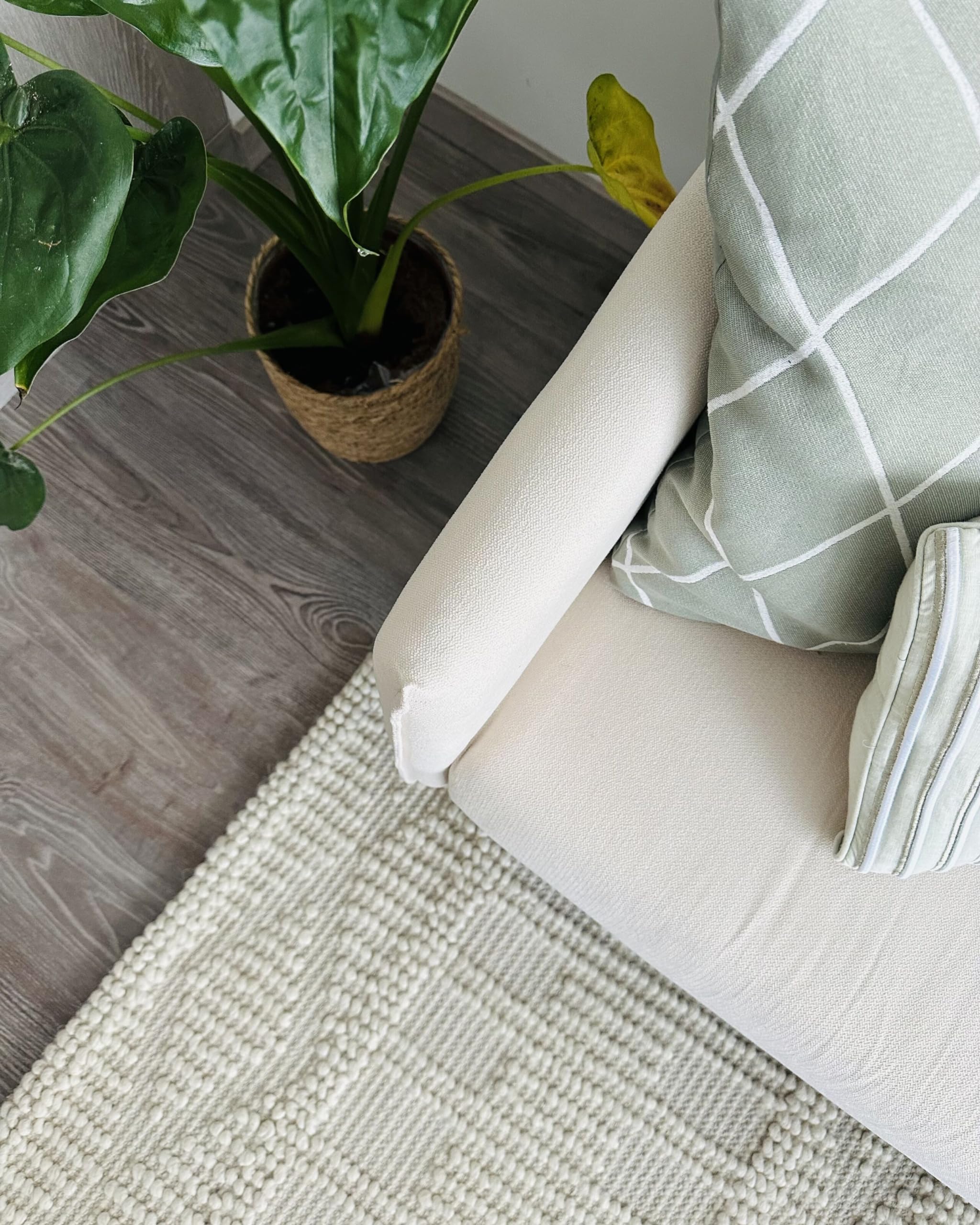 beliani-lapseki-teppich-wolle-beige-200x200-cm-boho image 8