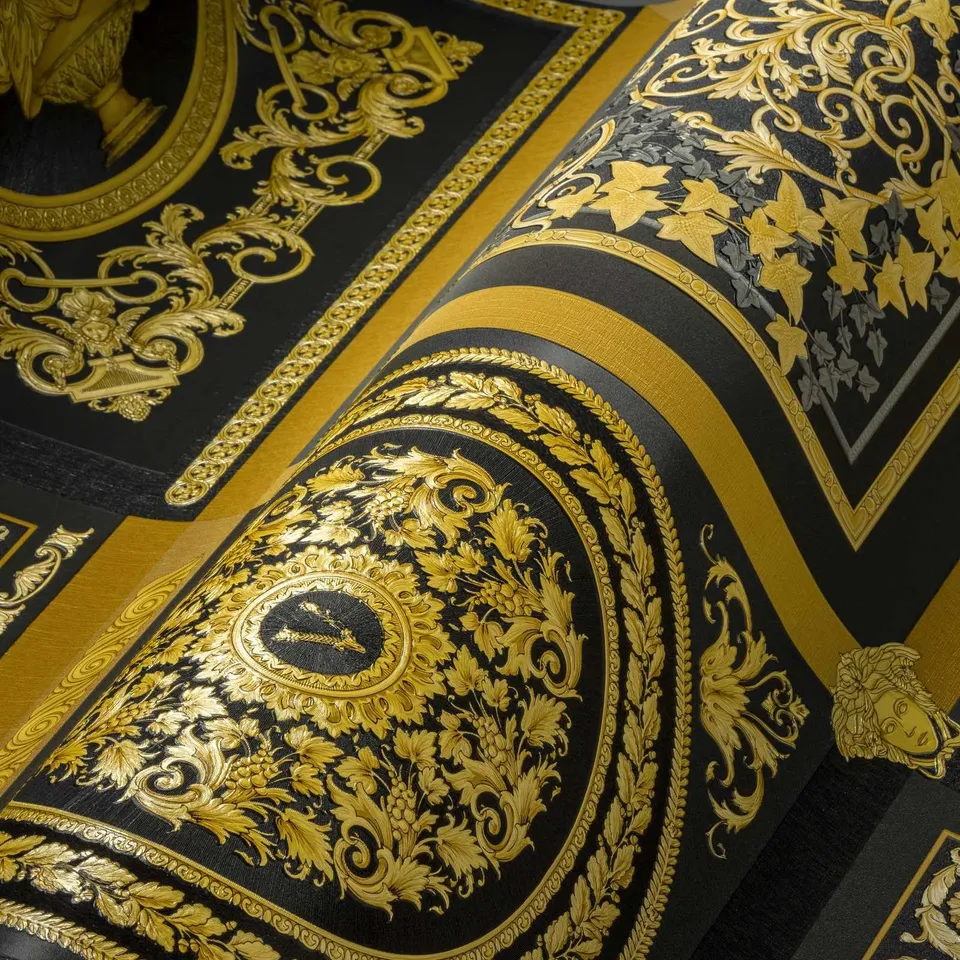 a-s-cr-ation-tapeten-versace-387043-barock-schwarz-gold-10-05m image 1