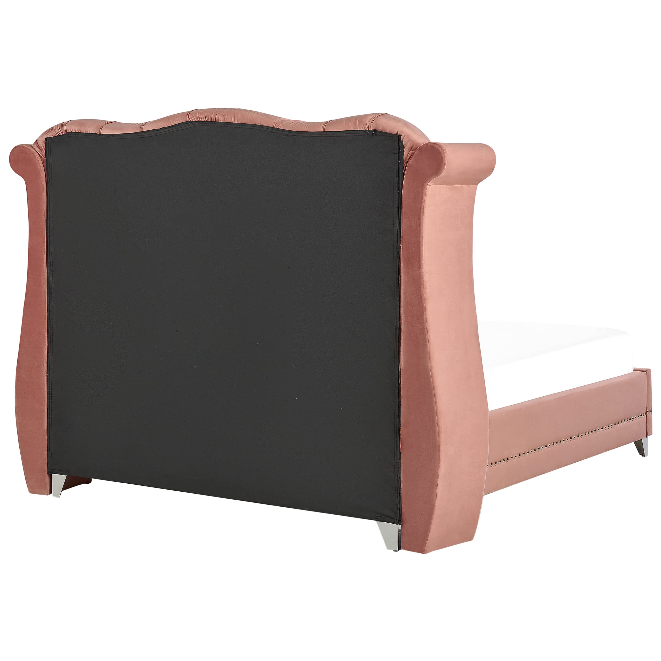 beliani-ayette-bett-140x200-samt-rosa-chesterfield image 6