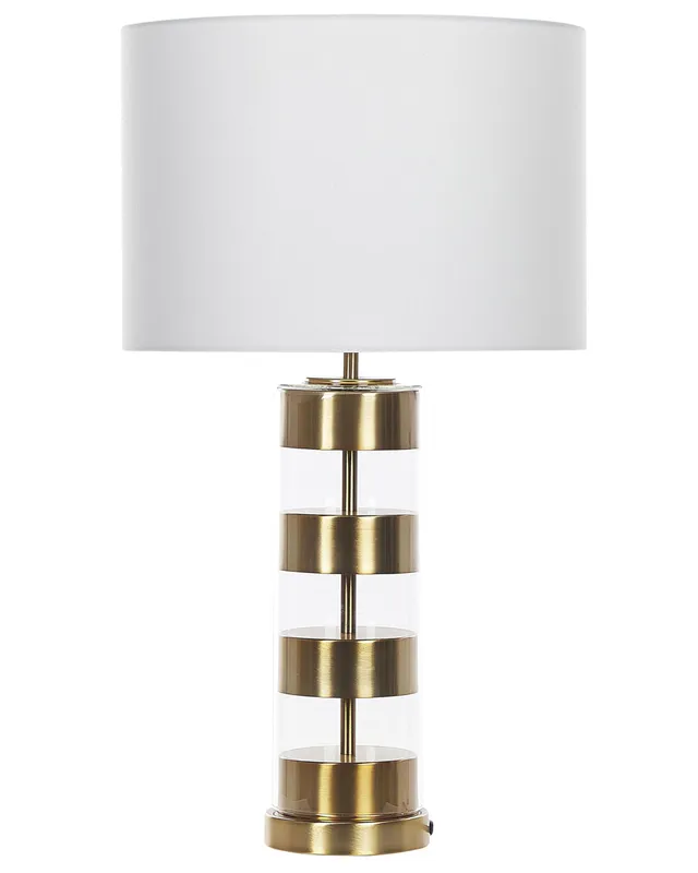beliani-beatton-tischlampe-gold-wei-65-cm image 1