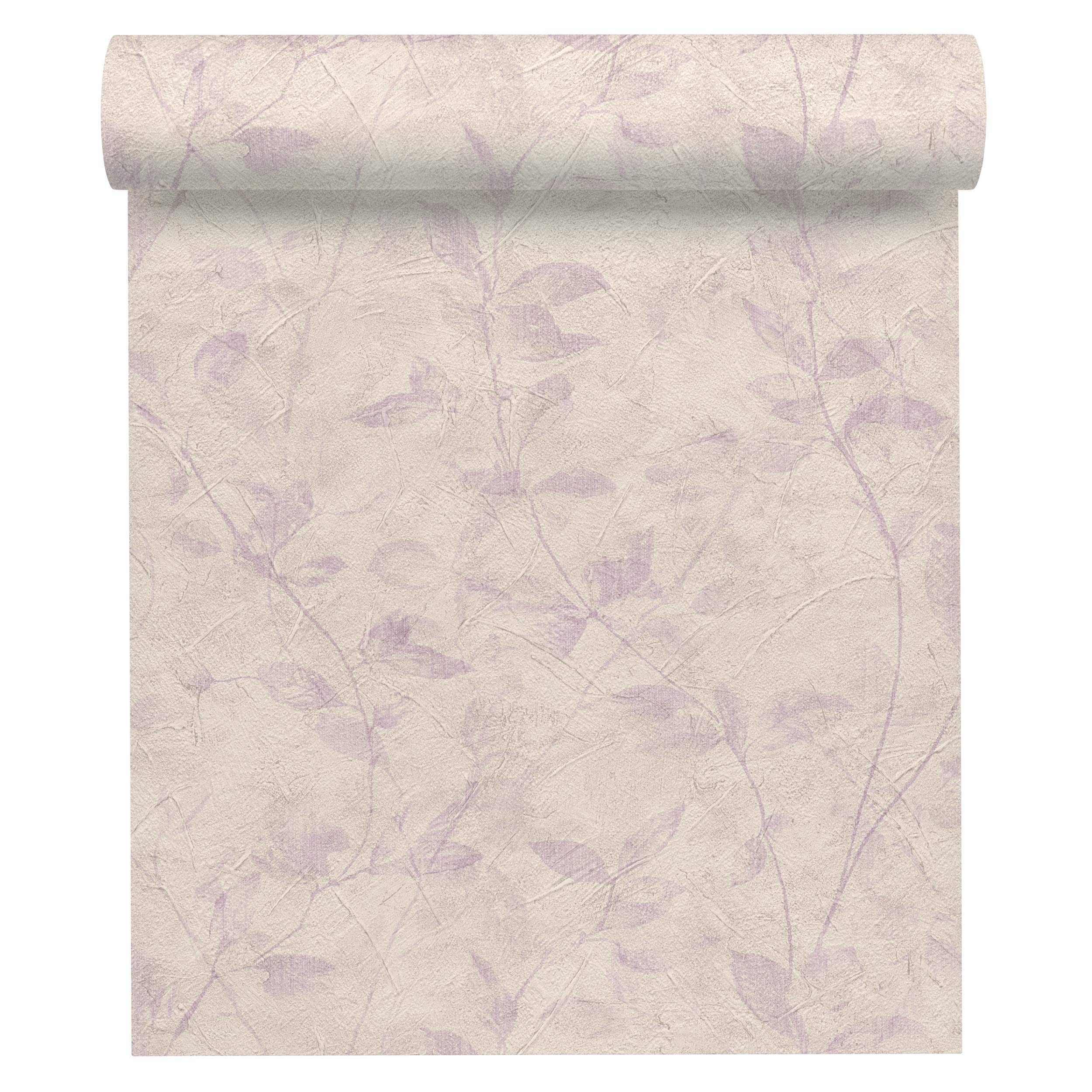 a-s-cr-ation-new-look-32447-3-papiertapete-lila-bl-tter image 1