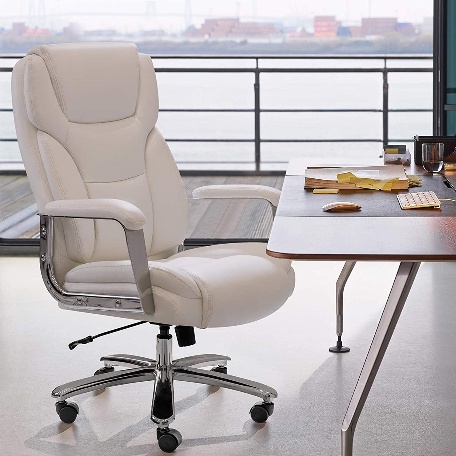 homall-office-leather-chair-b-rostuhl-leder-schwarz-gro-180kg image 6