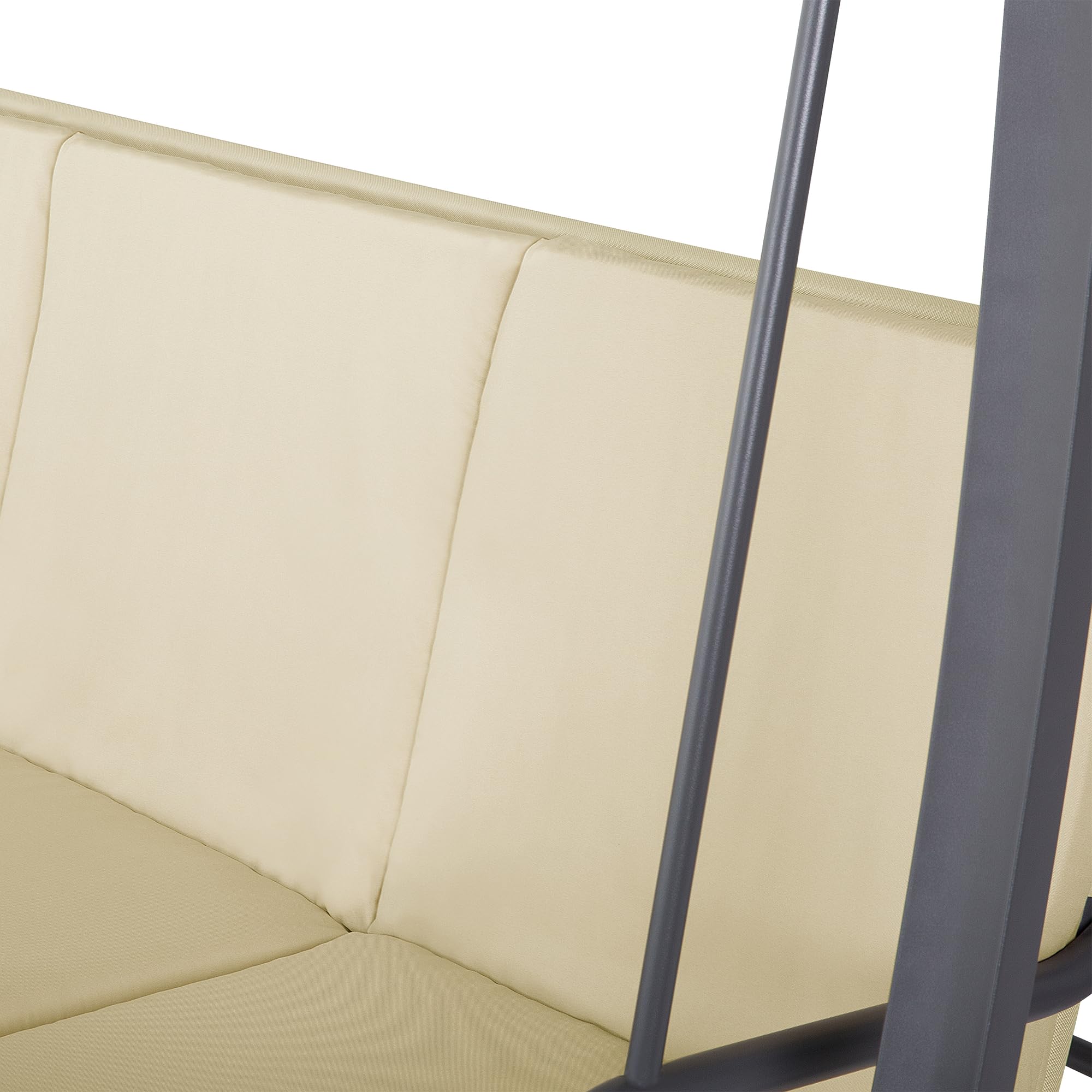 beliani-garbo-hollywoodschaukel-beige-3-personen-mit-dach image 8
