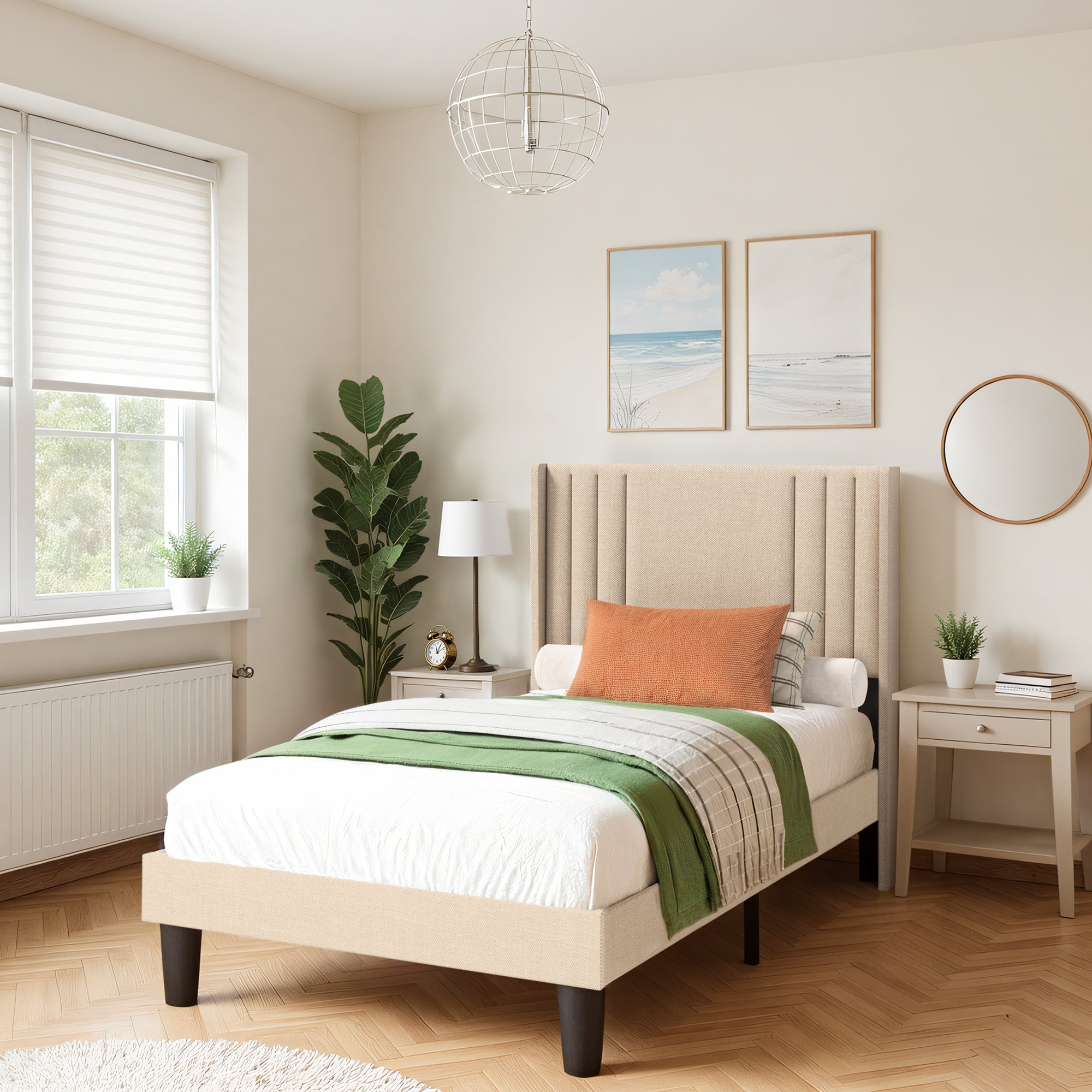 bealife-bf44-einzelbett-polsterbett-beige-208x94-cm image 7