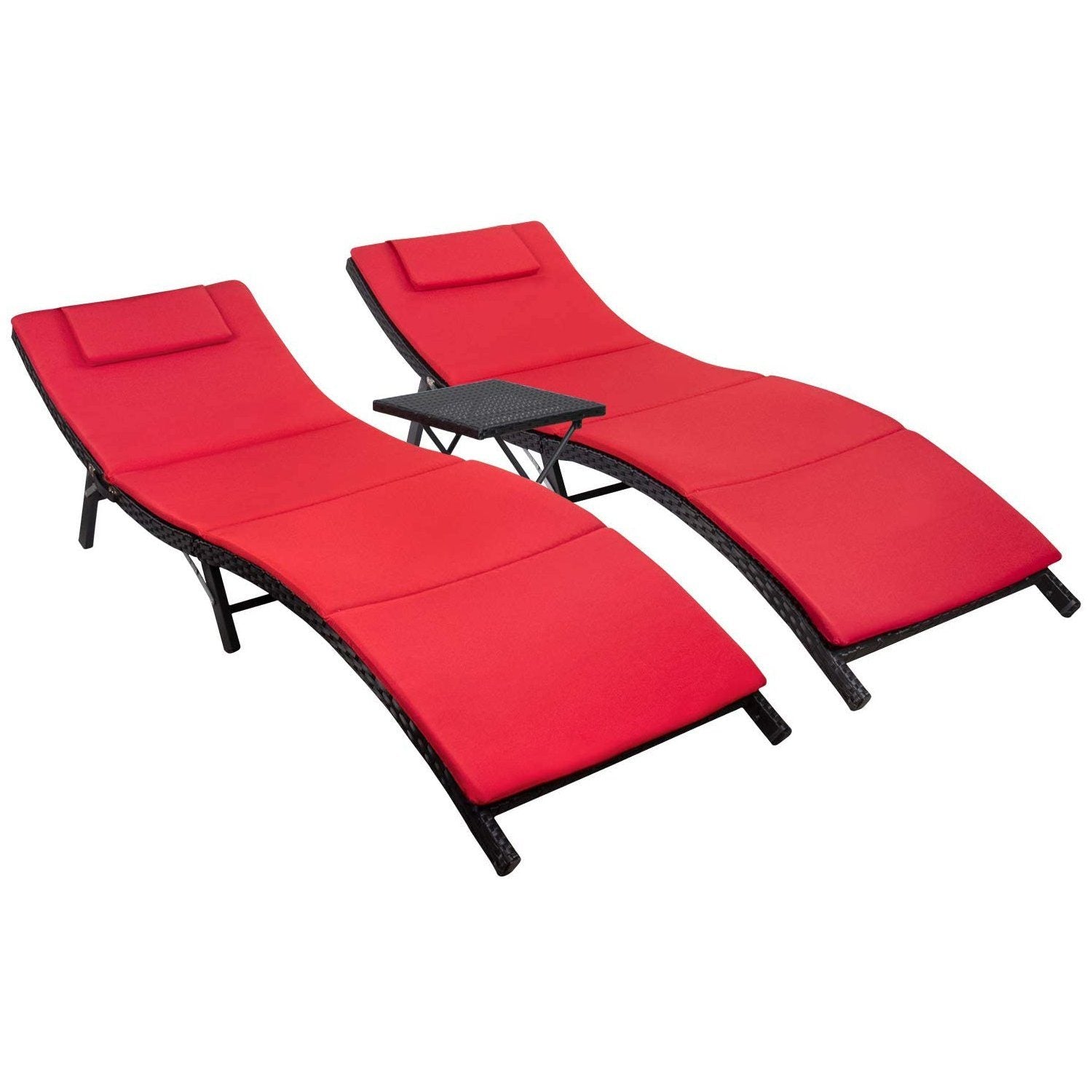 homall-patio-sonnenliege-set-3-teilig-rot-mit-tisch image 2