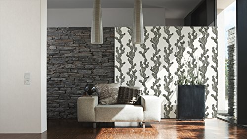 a-s-cr-ation-urban-flowers-32805-2-papiertapete-wei-metallic image 6