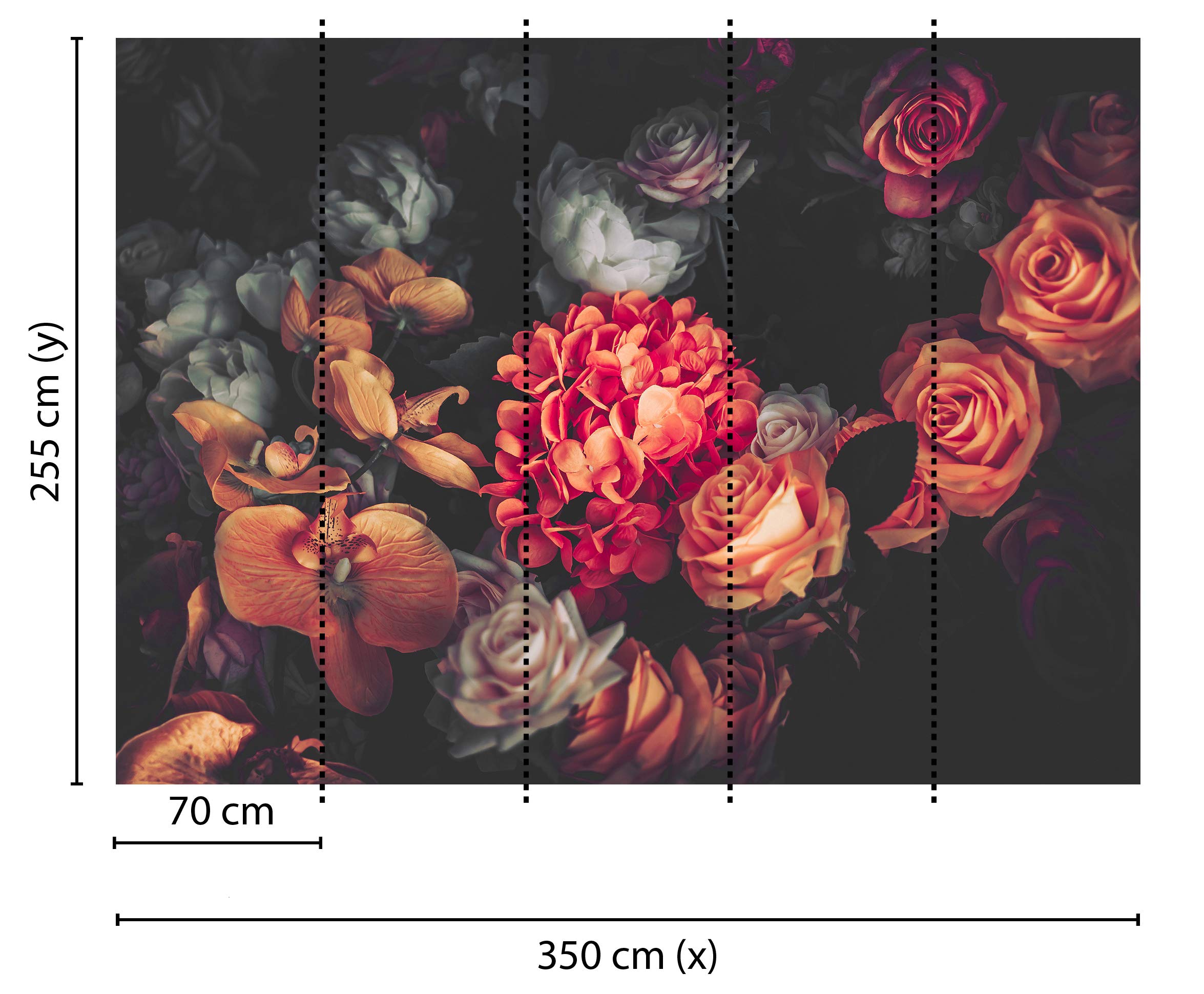 a-s-cr-ation-designwalls-fototapete-romantic-flowers-creme image 2