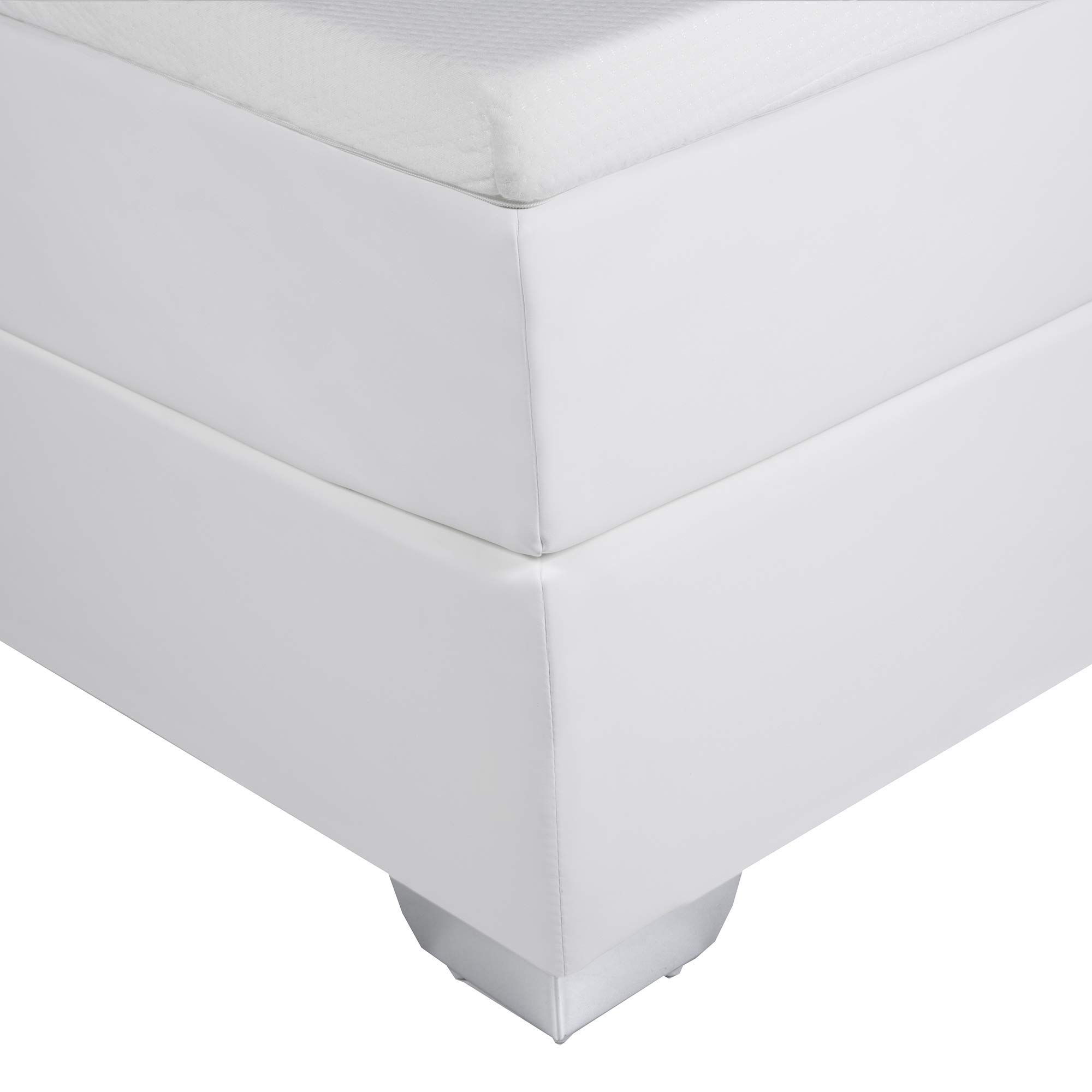 beliani-boxspringbett-160x200-kunstleder-schwarz-wei-h2 image 6