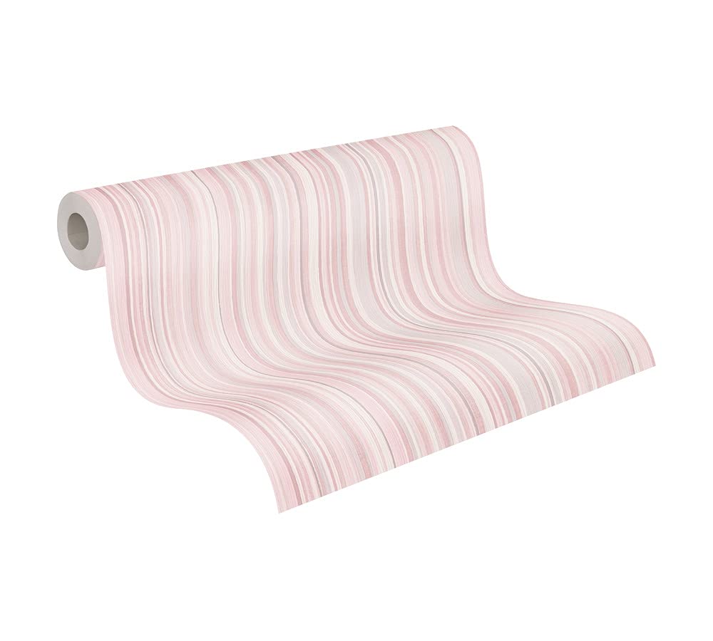 a-s-cr-ation-attractive-378171-streifentapete-rosa-creme image 3