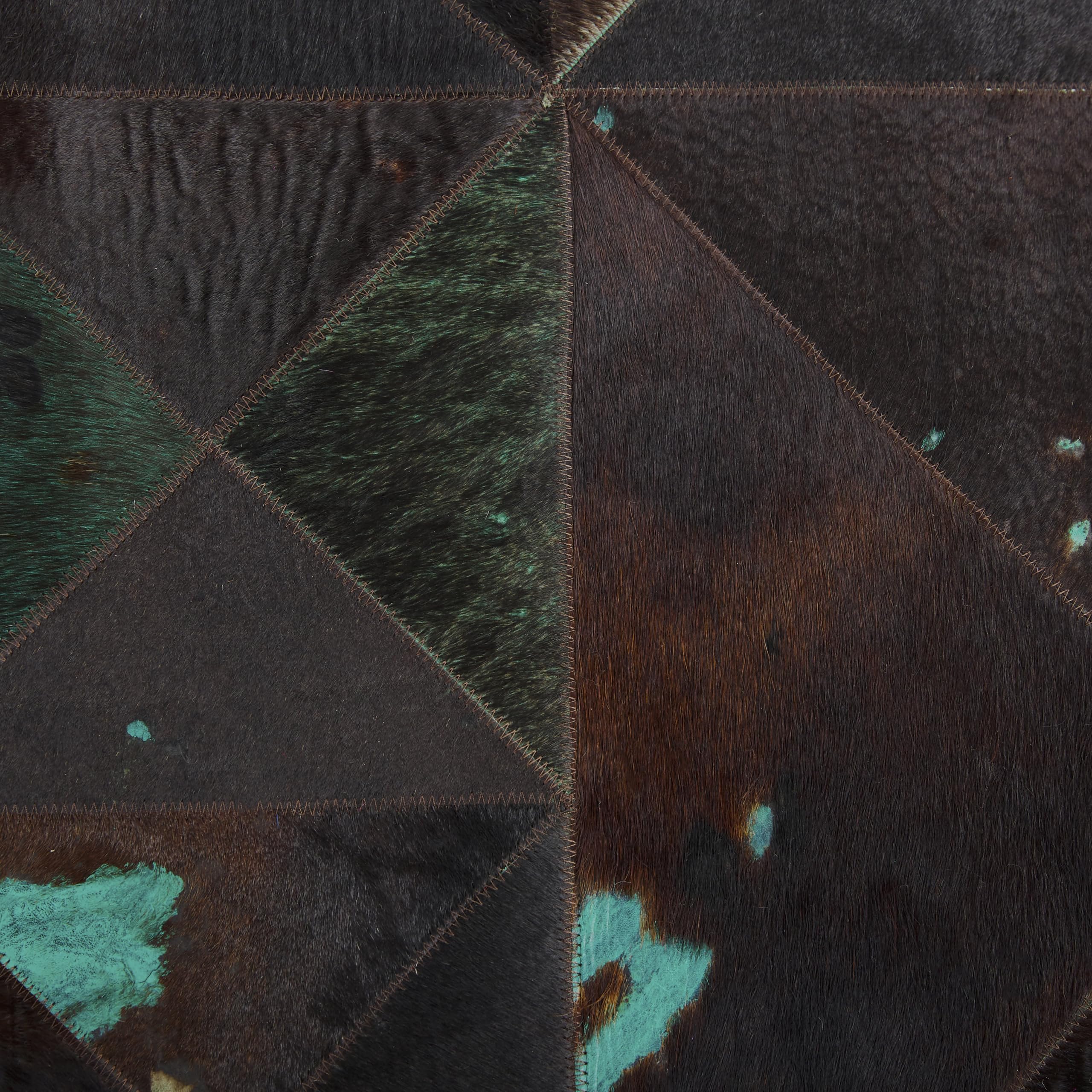 beliani-atalan-lederteppich-140x200-braun-blau-patchwork image 4