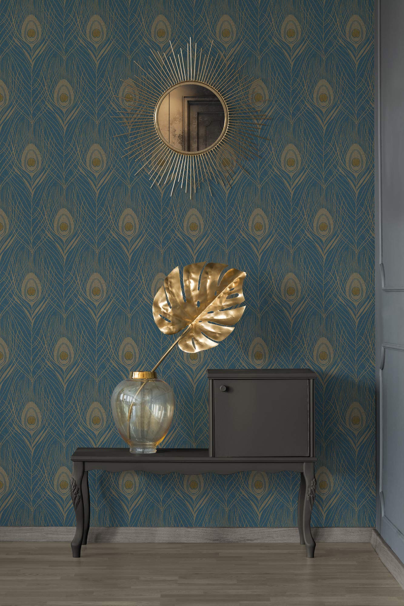 architects-paper-36971-2-vliestapete-pfauenfeder-blau-10-05m image 6