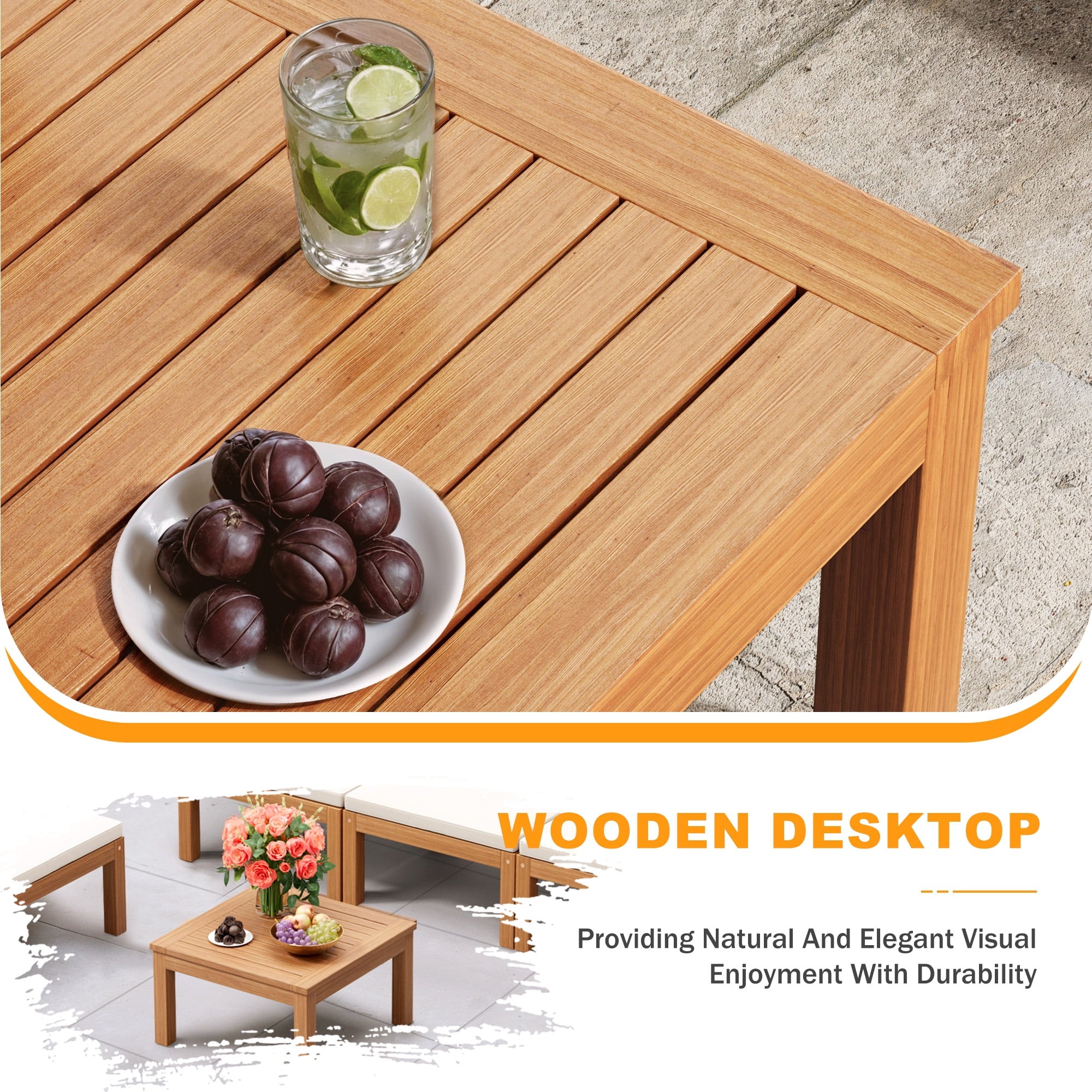 homall-patio-furniture-gartenm-bel-set-6-teilig-akazie-wei image 8