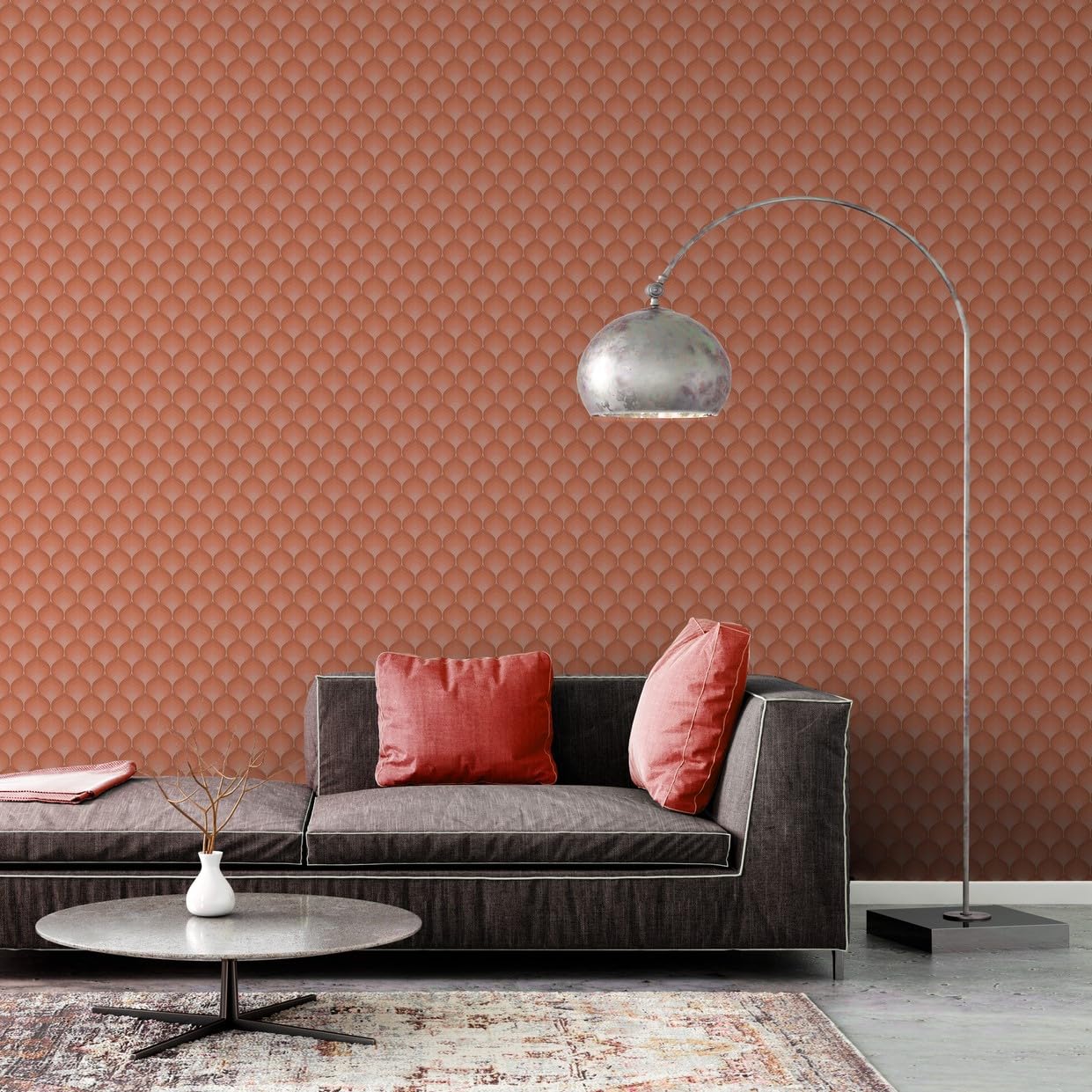 a-s-cr-ation-retro-chic-395385-vliestapete-70er-orange-8-5m image 1