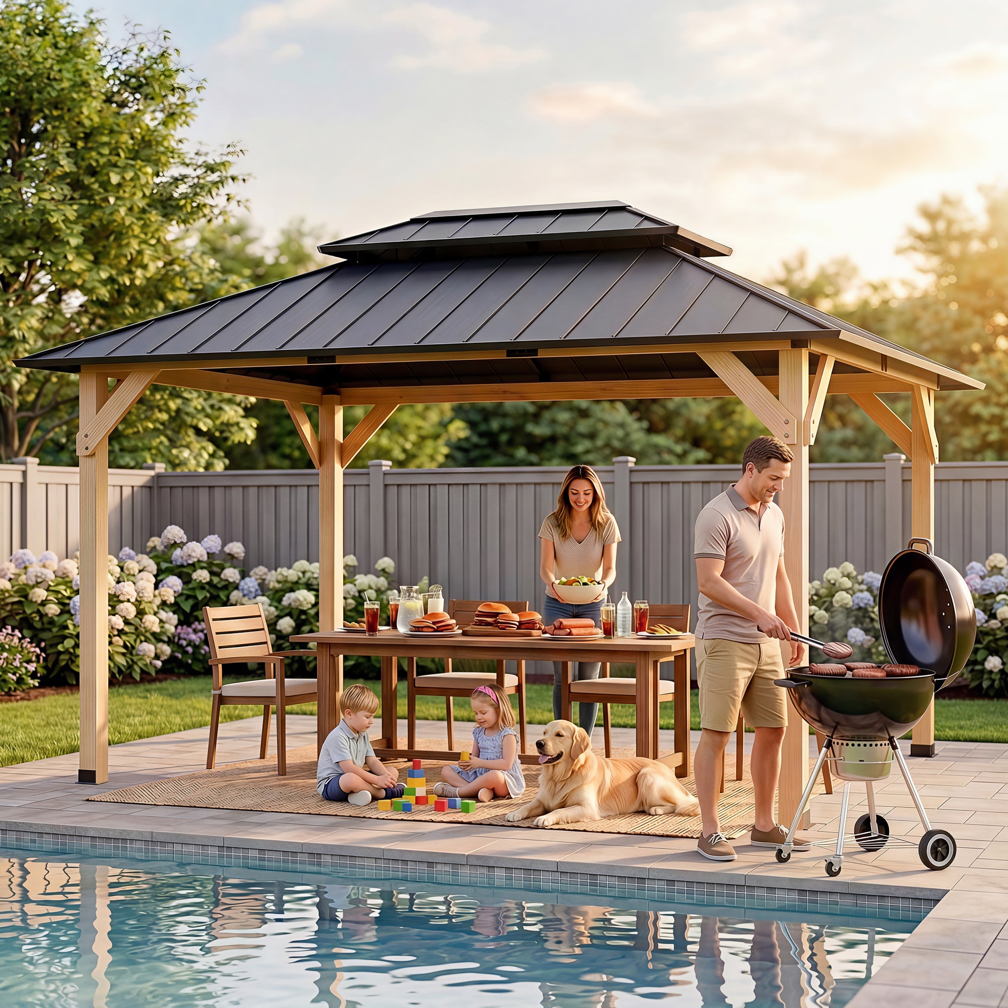 homall-patio-furniture-gartenpavillon-12x16-holz-stahldach image 7