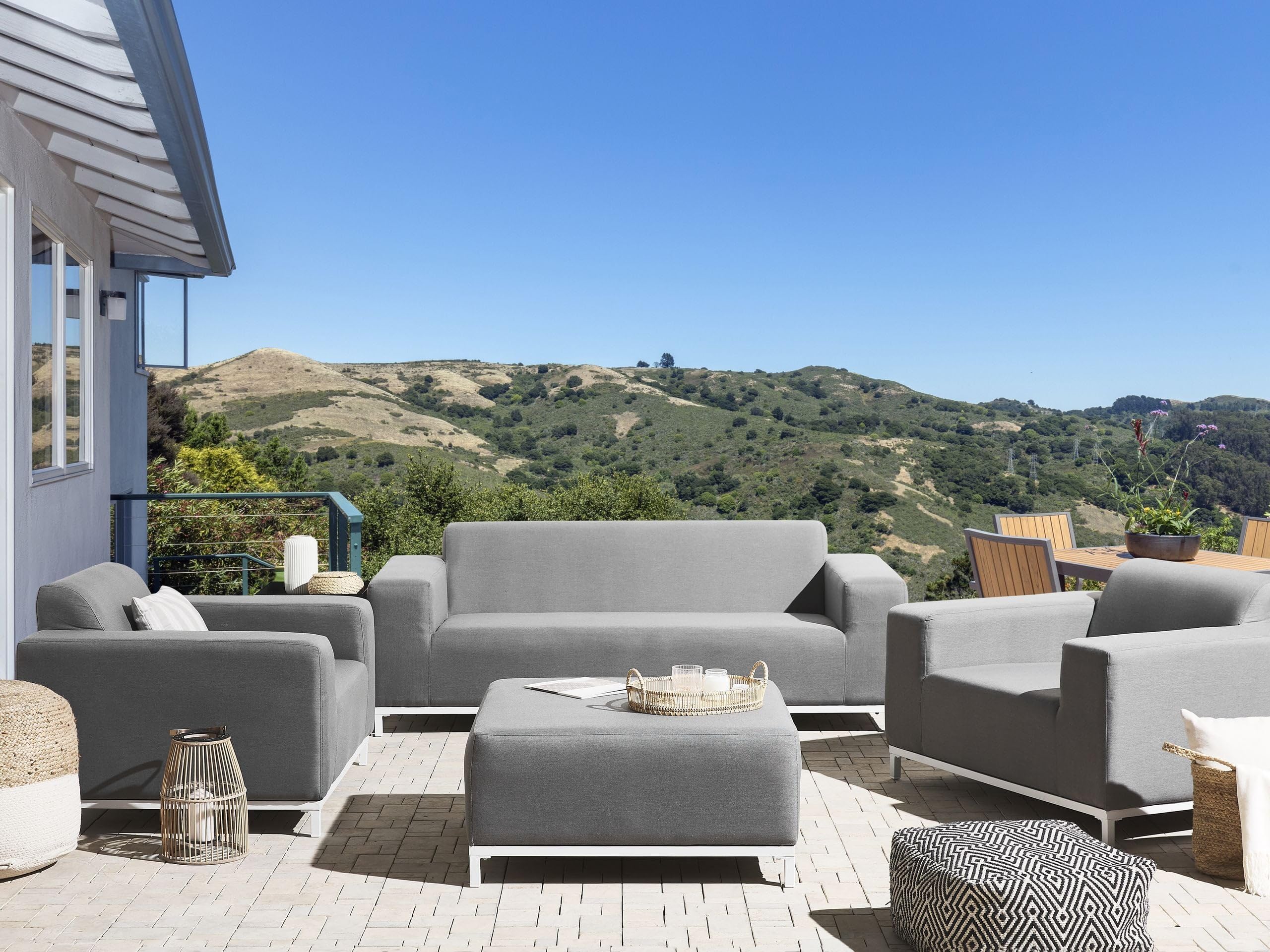 beliani-rovigo-loungeset-4-teilig-grau-outdoor image 2