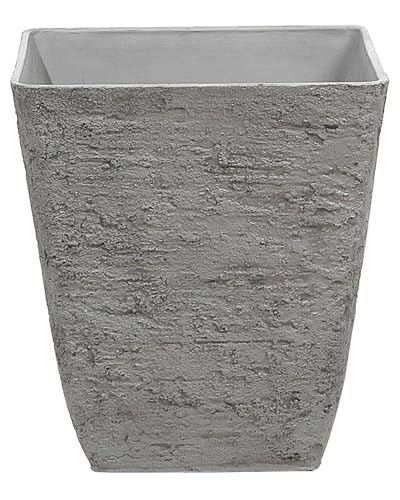 beliani-delos-blumentopf-grau-39x39x43-cm-eckig image 8