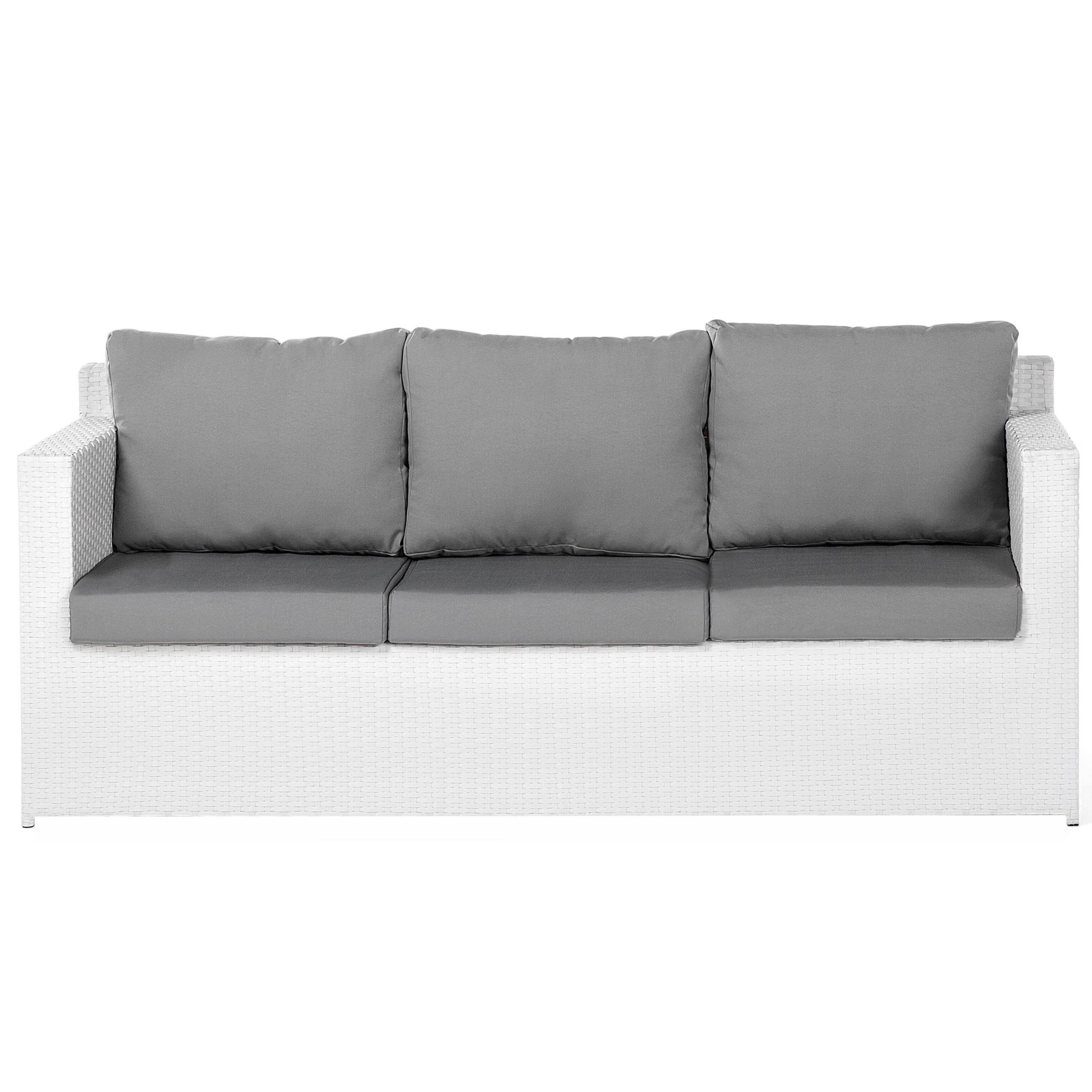 beliani-roma-gartenset-polyrattan-wei-grau-6-sitzer image 6