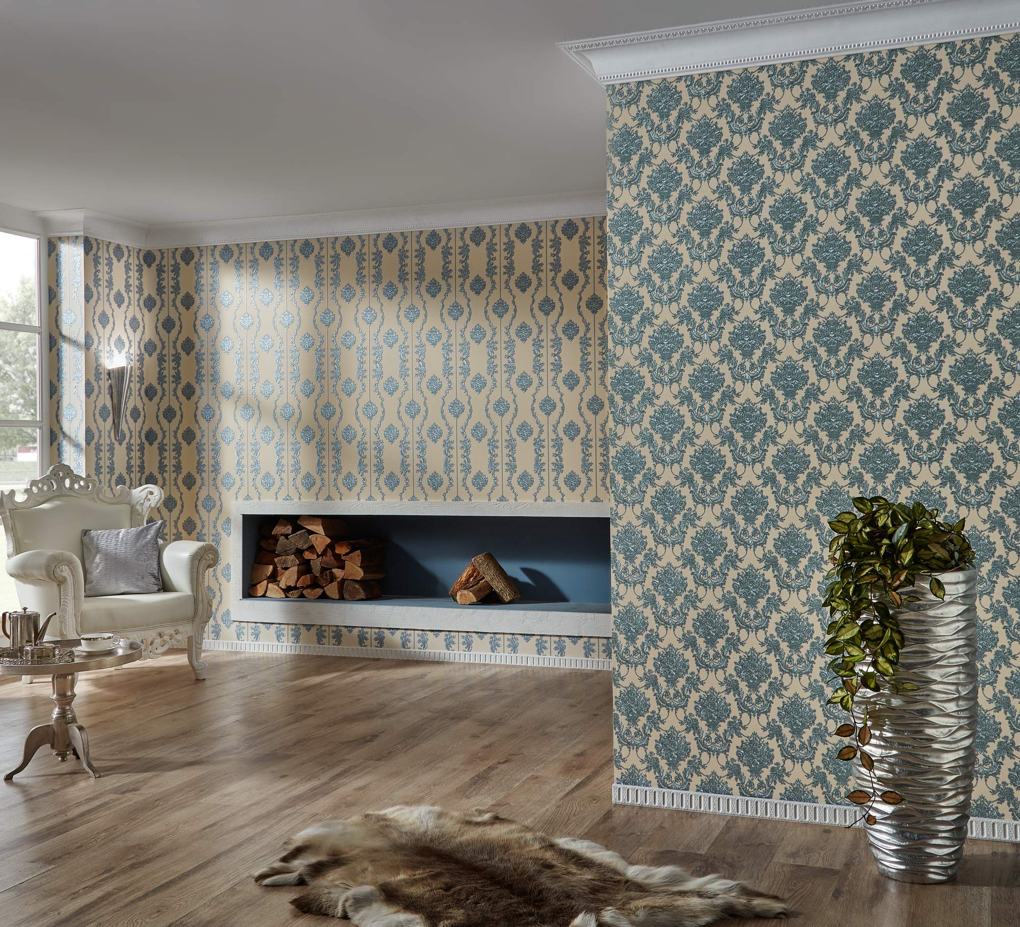 a-s-cr-ation-chateau-5-tapete-344936-beige-blau image 4