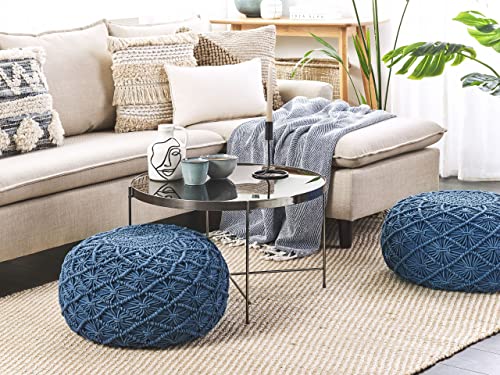 beliani-berkane-pouf-baumwolle-blau-rund-50-cm-boho image 8