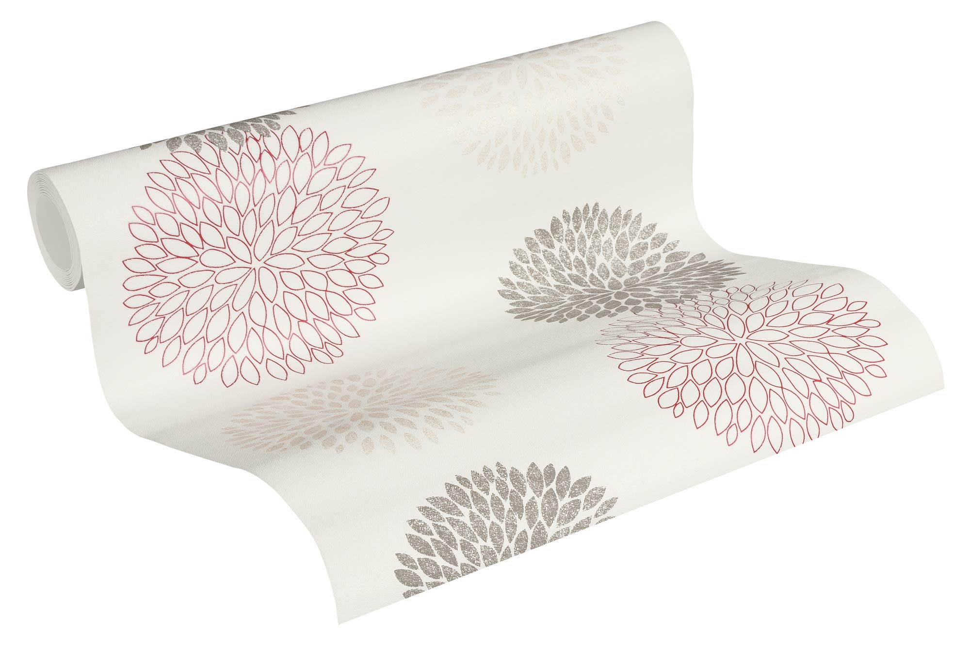 a-s-cr-ation-blooming-vliestapete-bl-ten-creme-glitter image 1