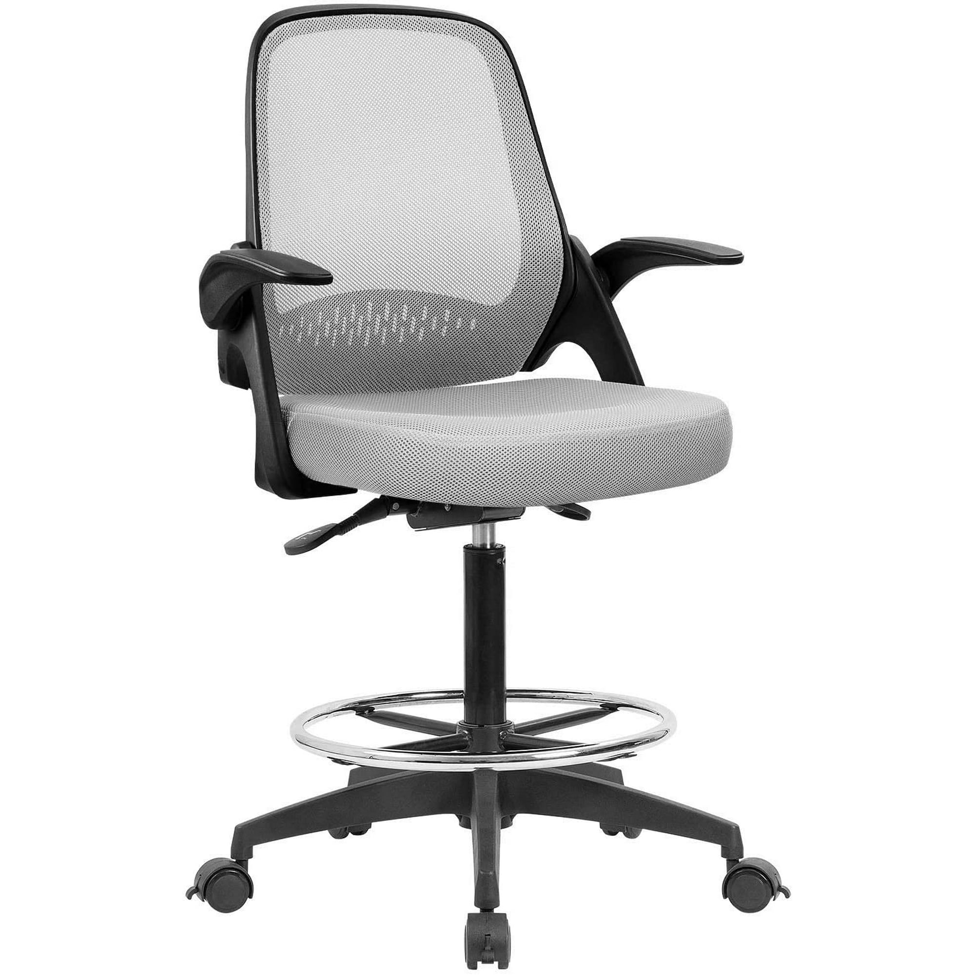 homall-standing-desk-b-rostuhl-hoch-schwarz-mit-fu-ring image 5