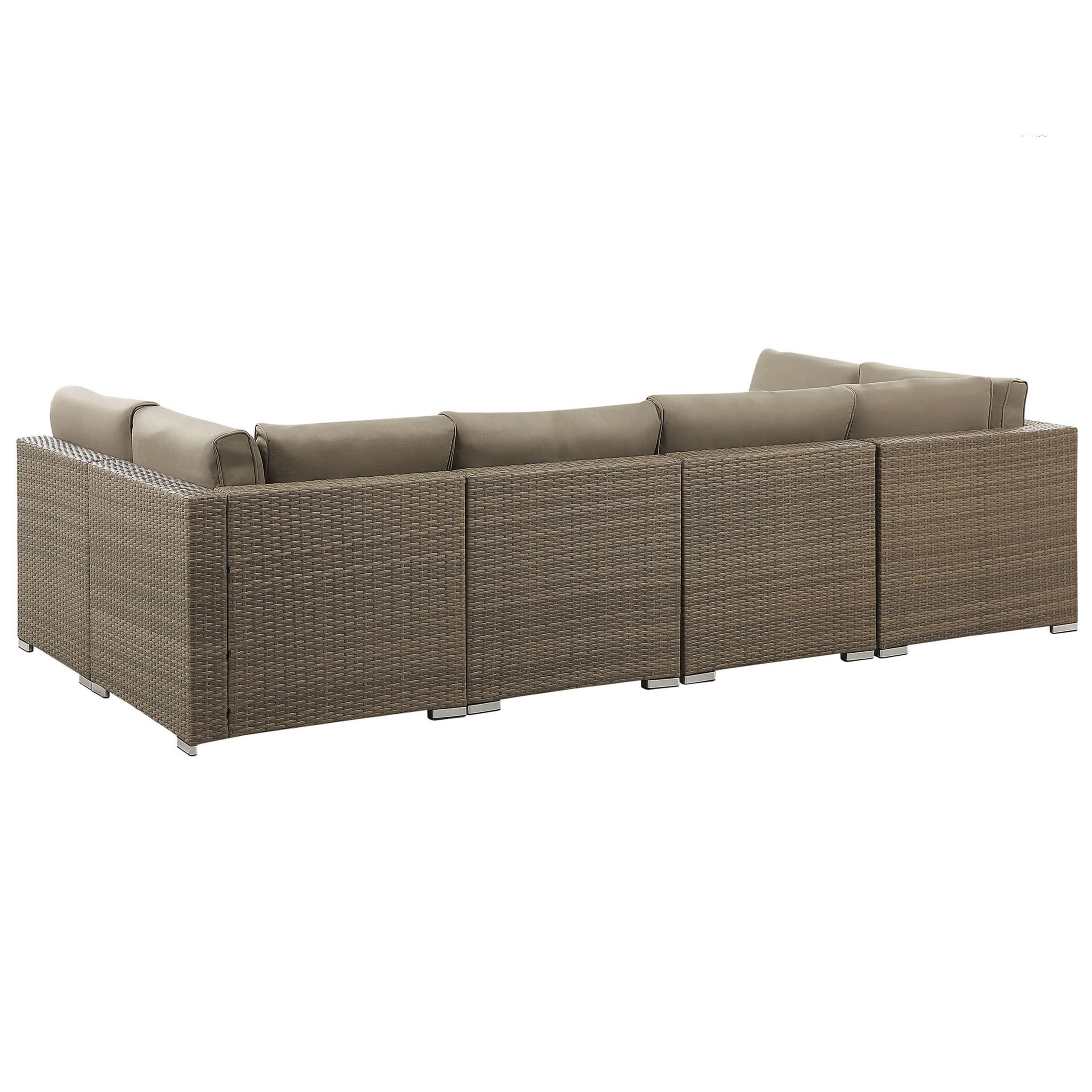 beliani-belvedere-lounge-set-rattan-braun-6-personen image 5