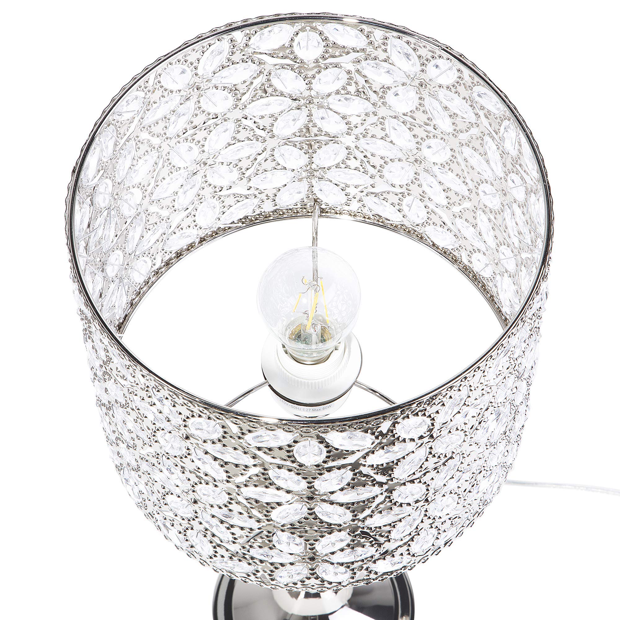 beliani-tischleuchte-metall-silber-kristall-blumen-58-cm image 4