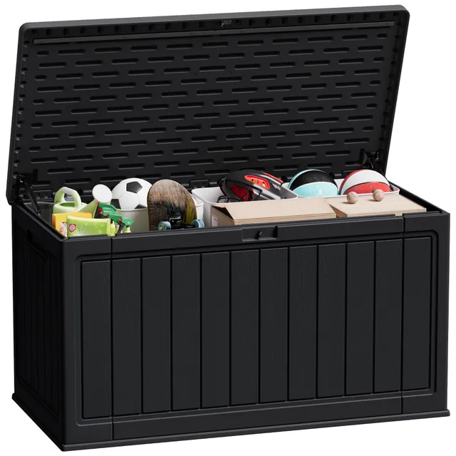 homall-patio-furniture-gartenbox-567-l-schwarz-wetterfest image 1