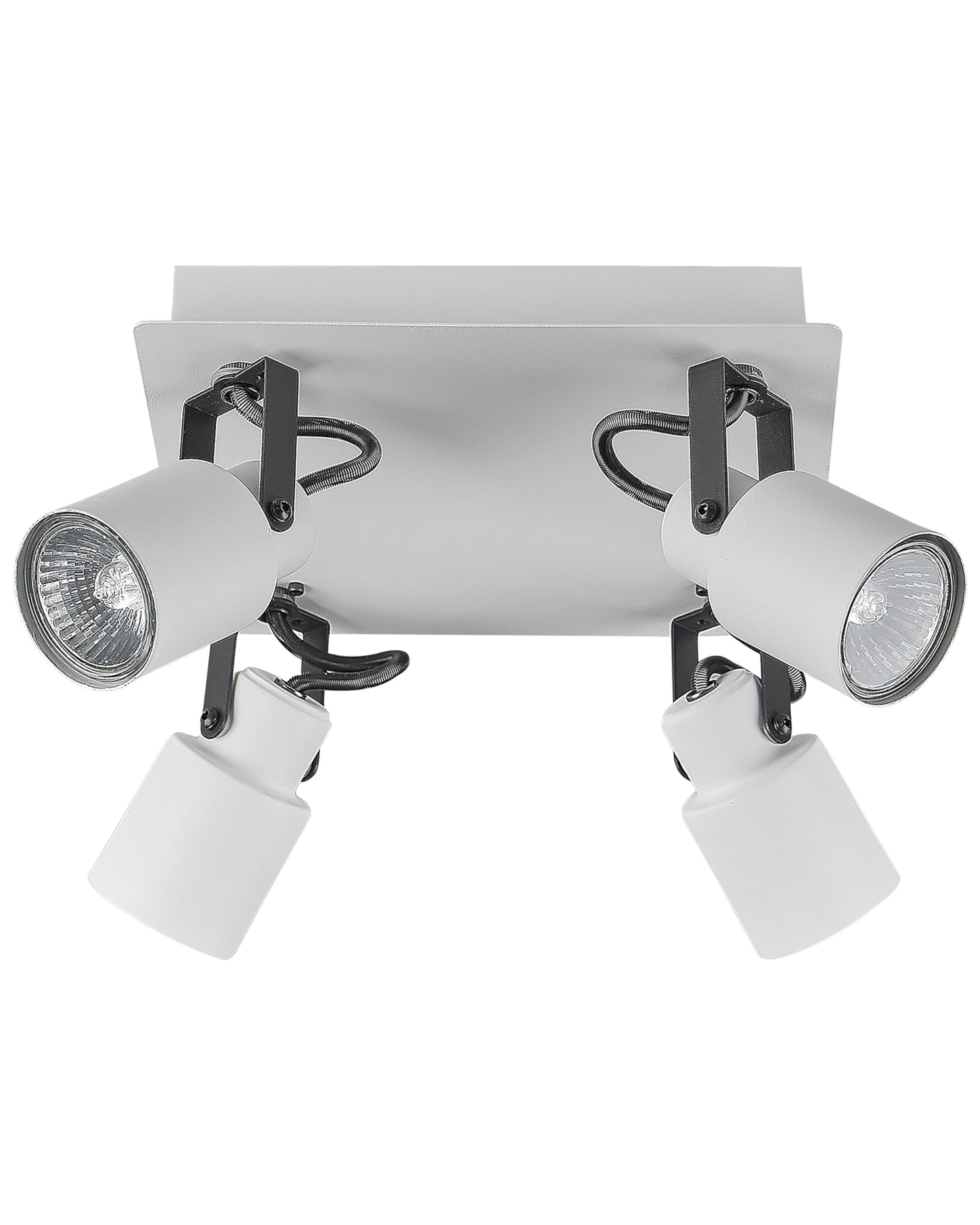 beliani-bonte-deckenleuchte-wei-4-flammig-metall-verstellbar image 1