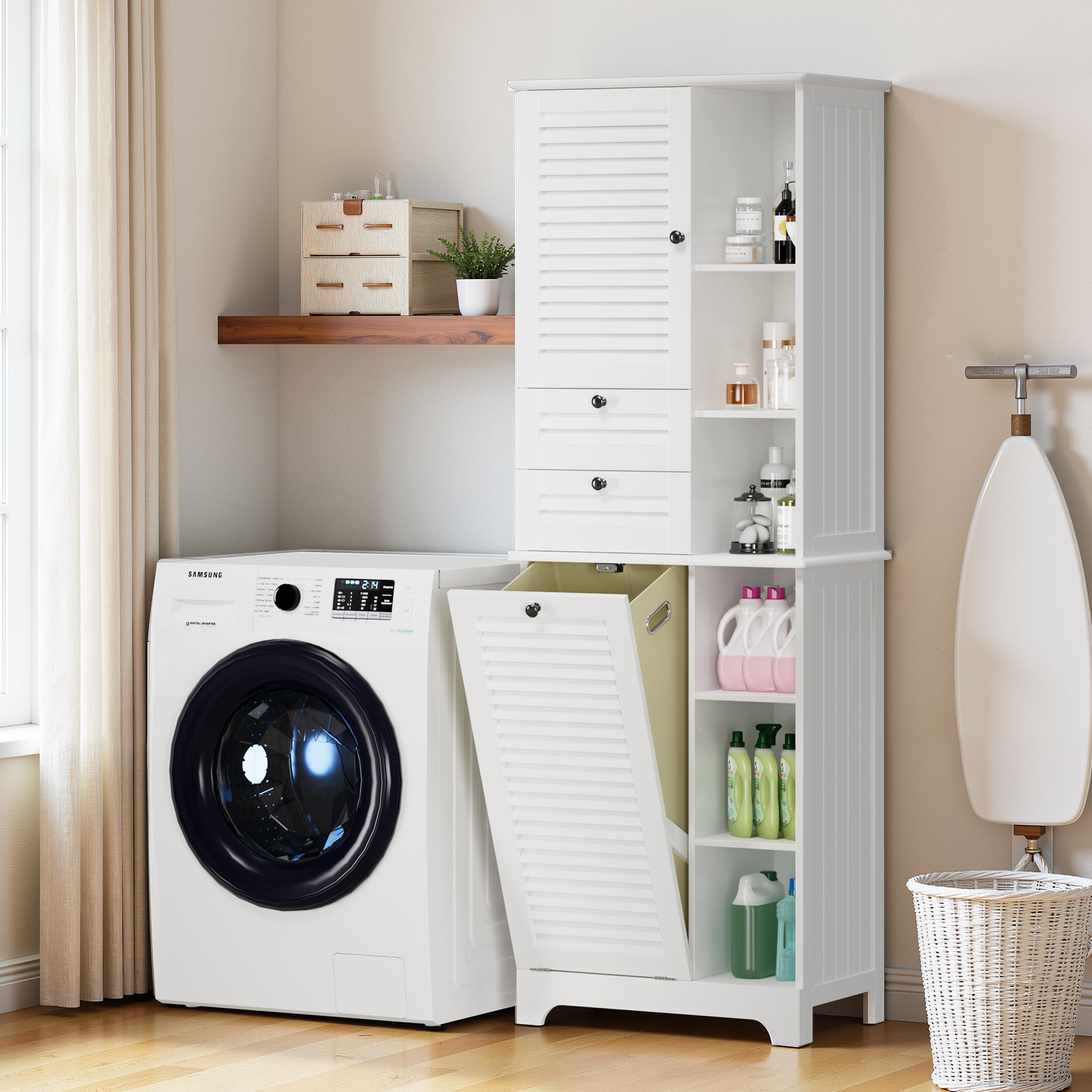 bealife-schr-nke-ap08-w-scheschrank-wei-60x37x170cm-korb image 6