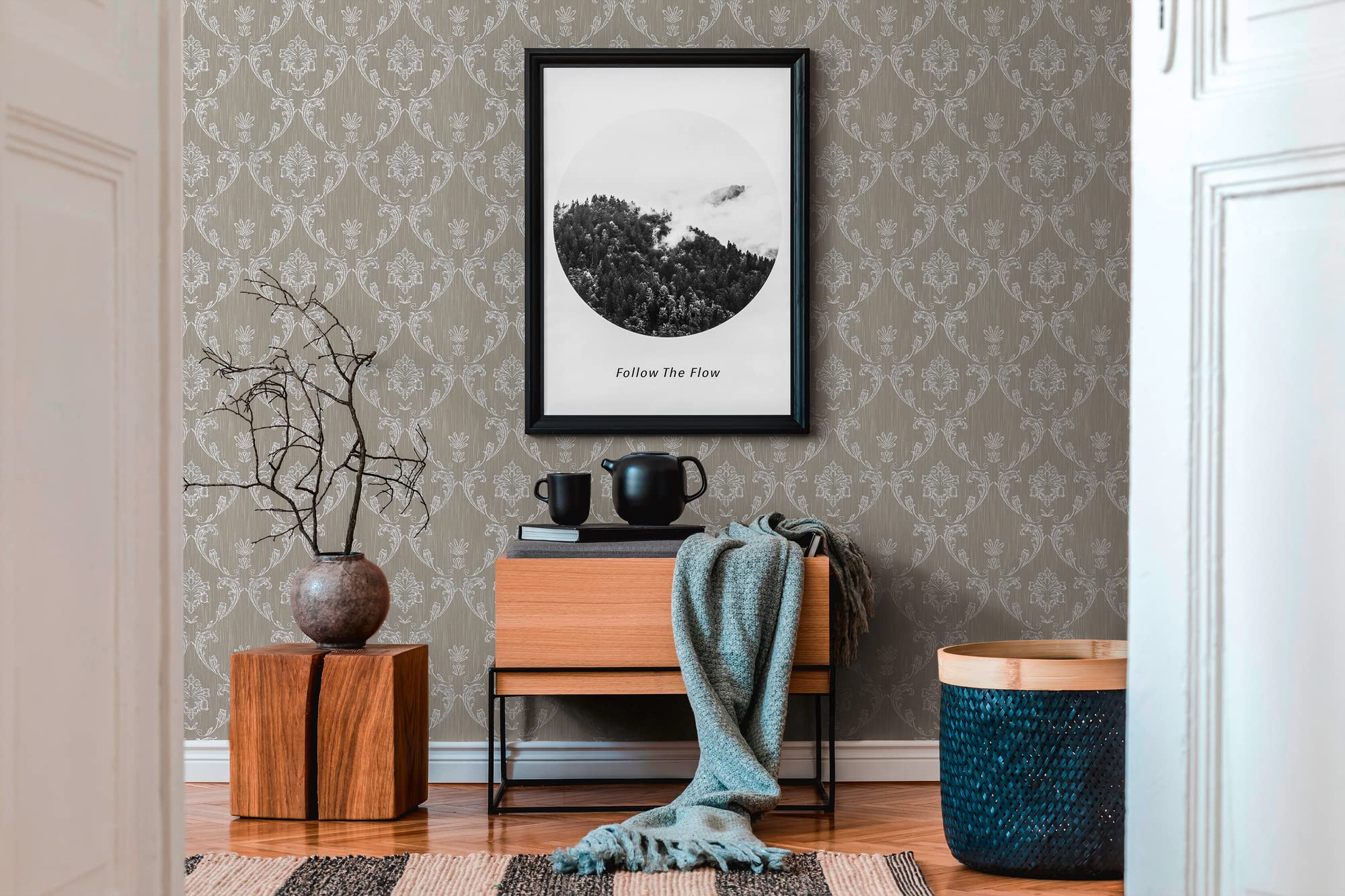 a-s-cr-ation-architects-paper-30658-3-vliestapete-braun-metallic-ornament image 7