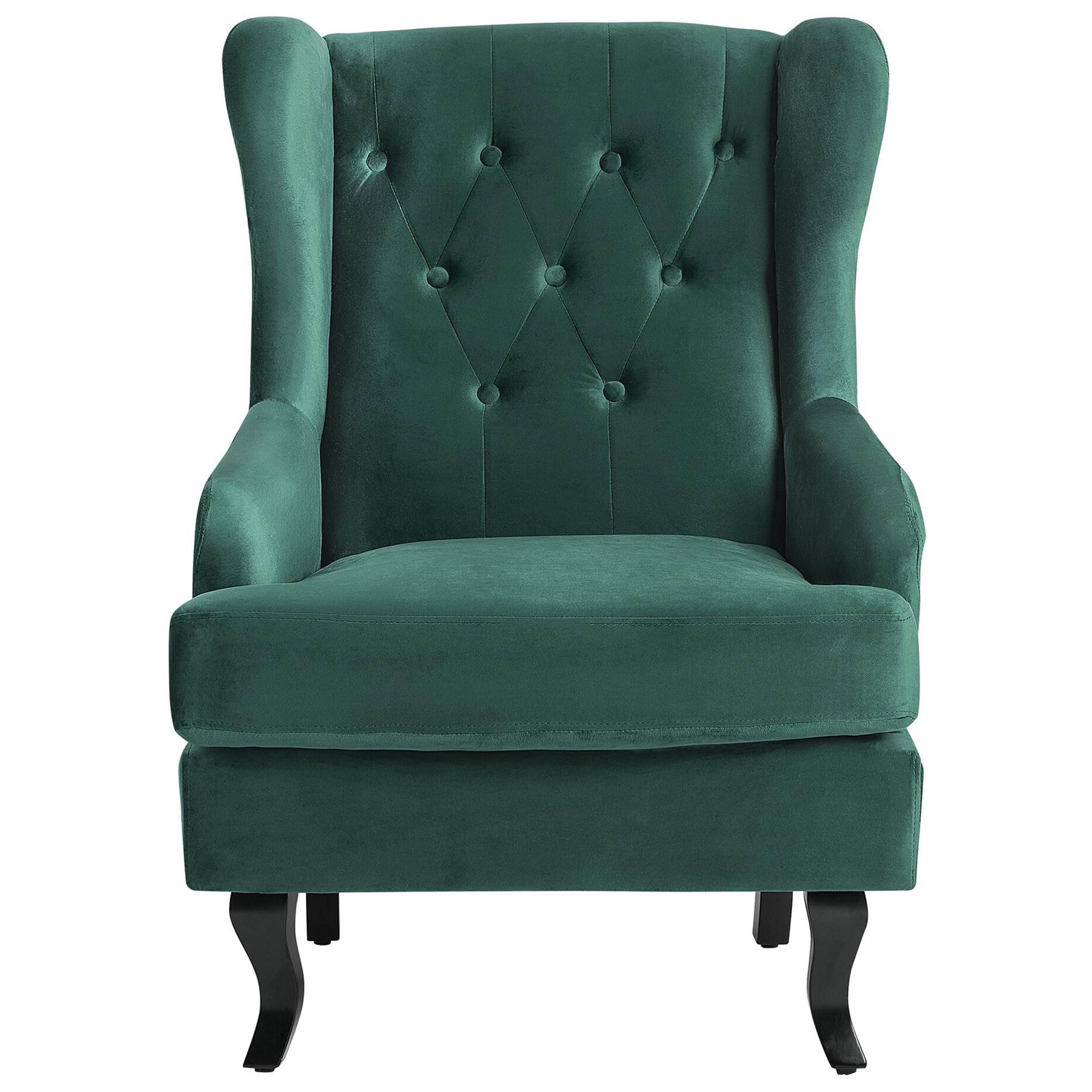 beliani-alta-ohrensessel-samt-gr-n-chesterfield image 4