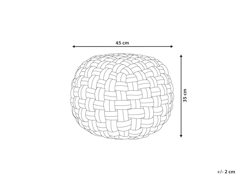 beliani-hopa-pouf-45x35-cm-rot-samt-rund-boho image 8