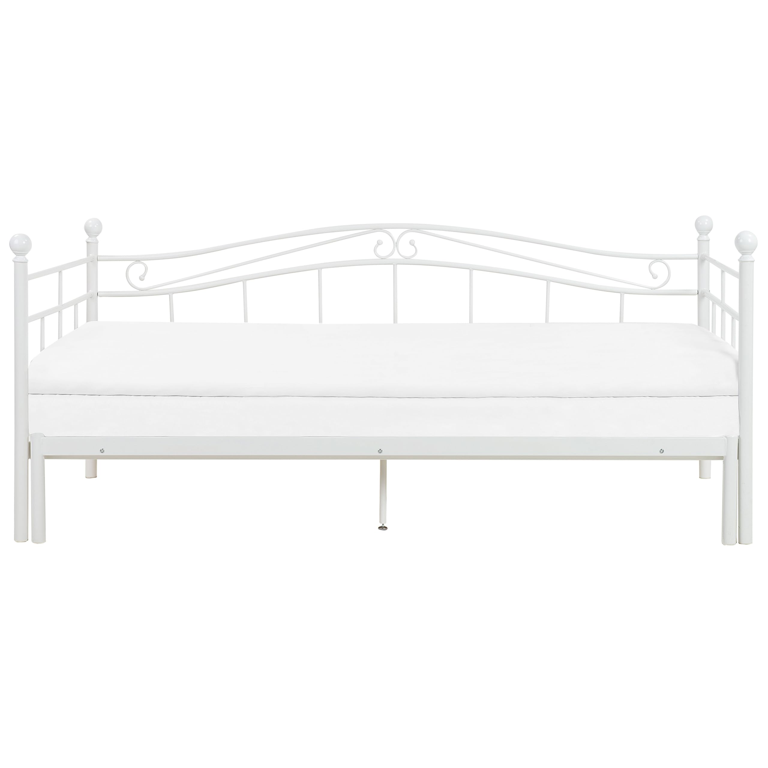 beliani-tulle-tagesbett-metall-wei-90x200-ausziehbar image 5