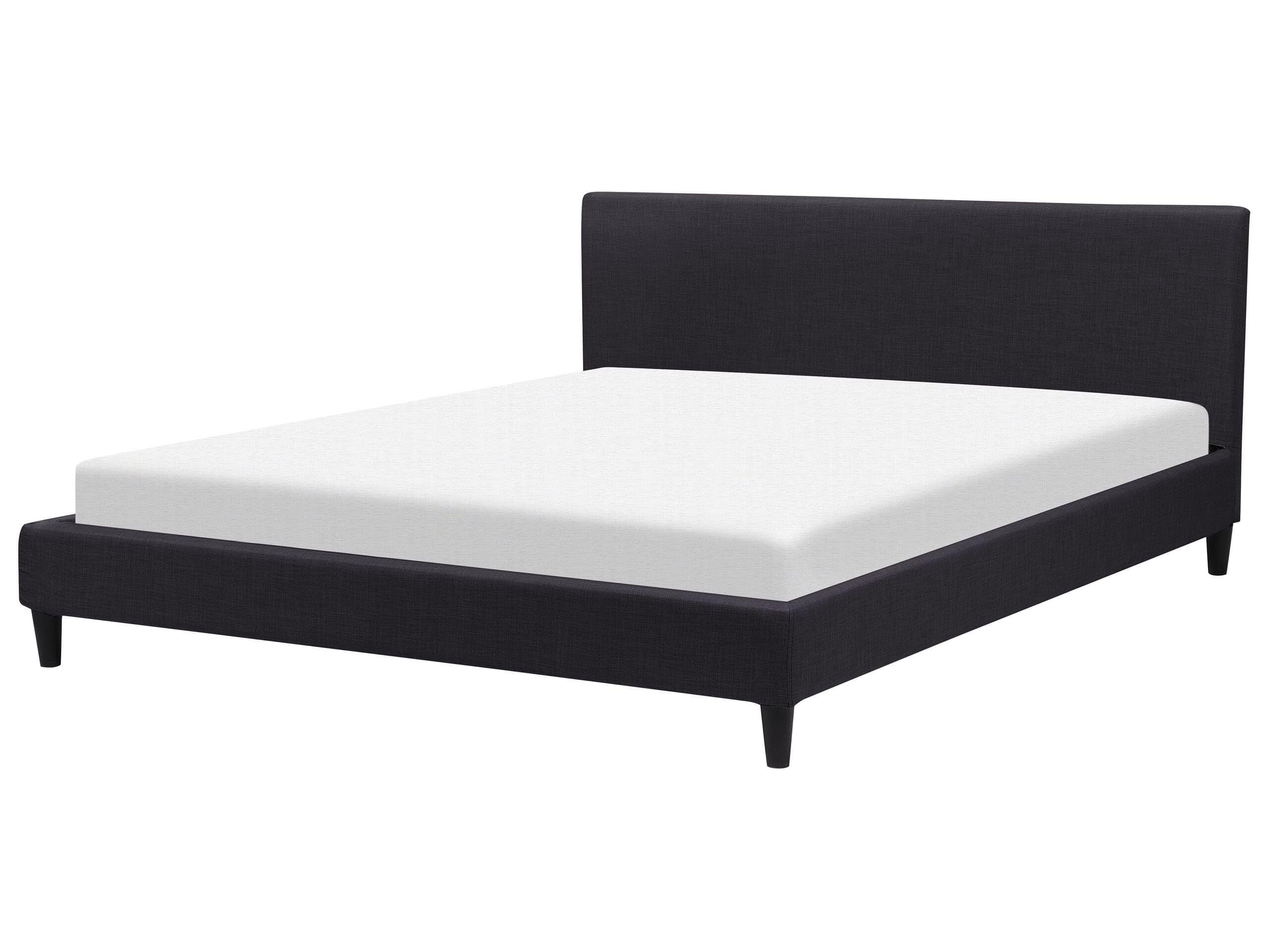 beliani-fitou-bett-180x200-schwarz-polsterbett image 1