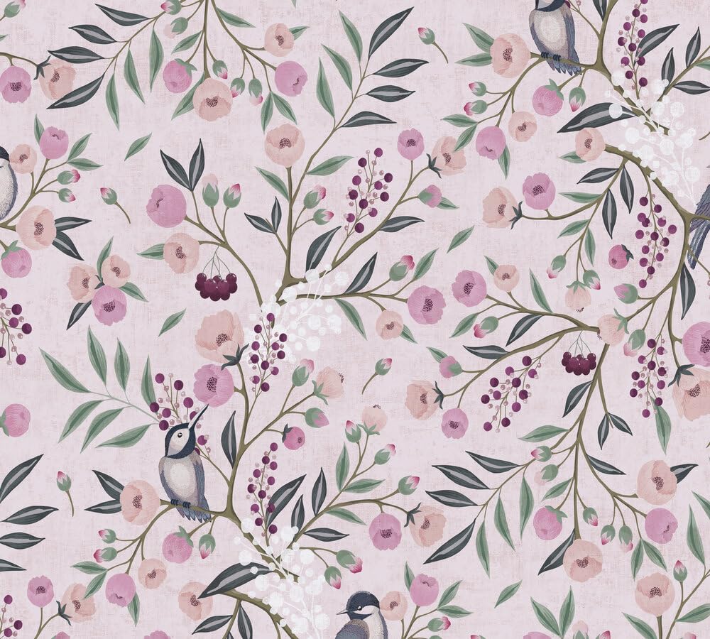 a-s-cr-ation-lilly-luis-vliestapete-bl-mchen-bunt-rosa-lila image 3