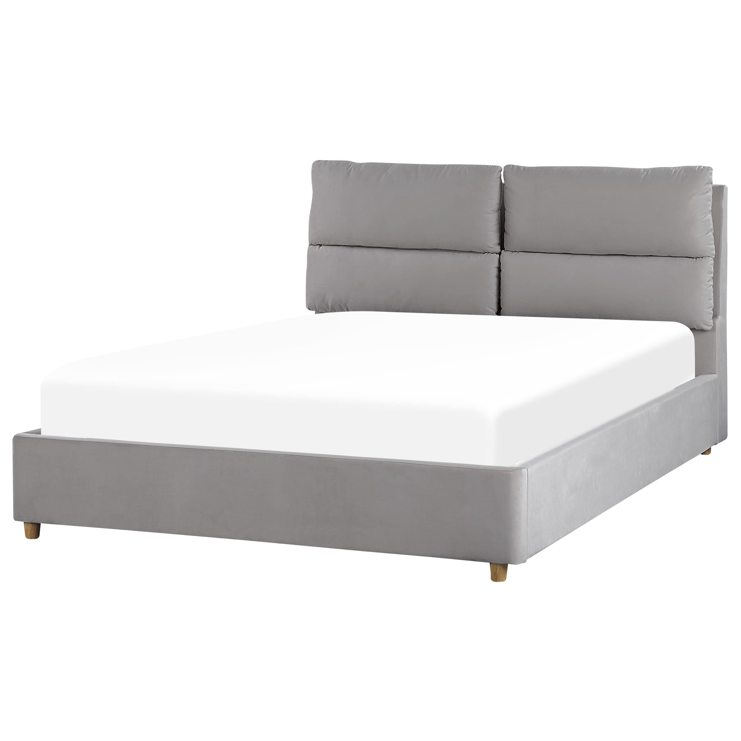 beliani-batilly-bett-140x200-hellgrau-samt-bettkasten image 4