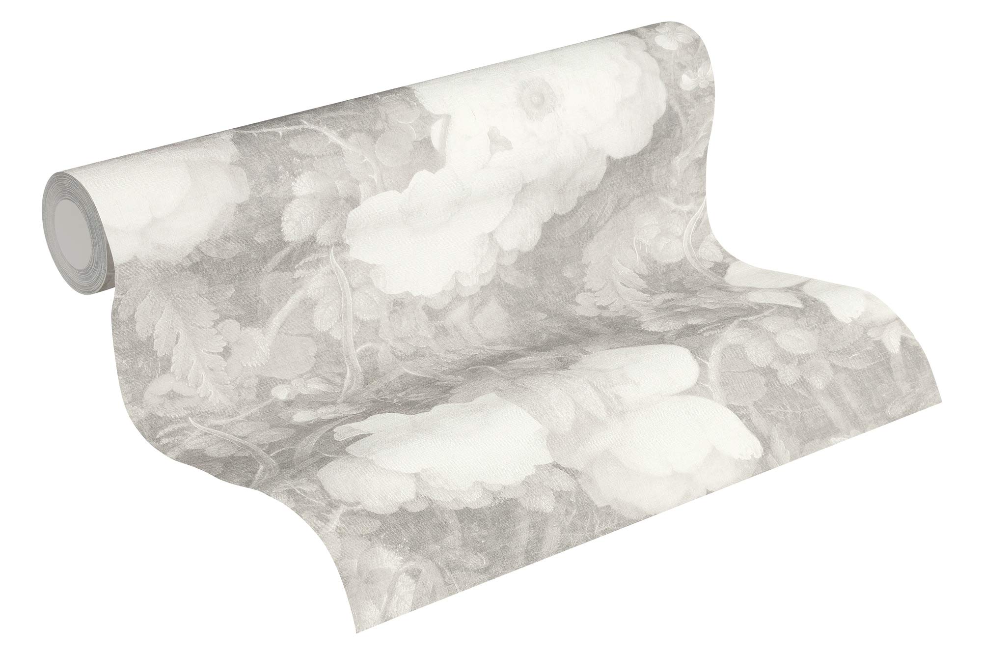 a-s-cr-ation-metropolitan-tapete-grau-wei-floral-10-m image 1