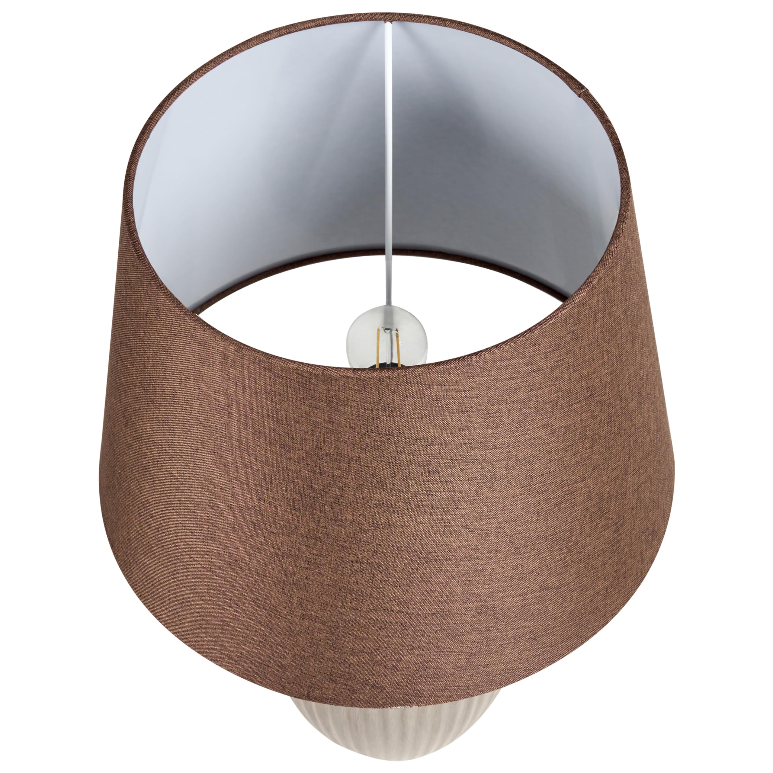 beliani-fergus-tischlampe-braun-leinen-keramik-52-cm image 4