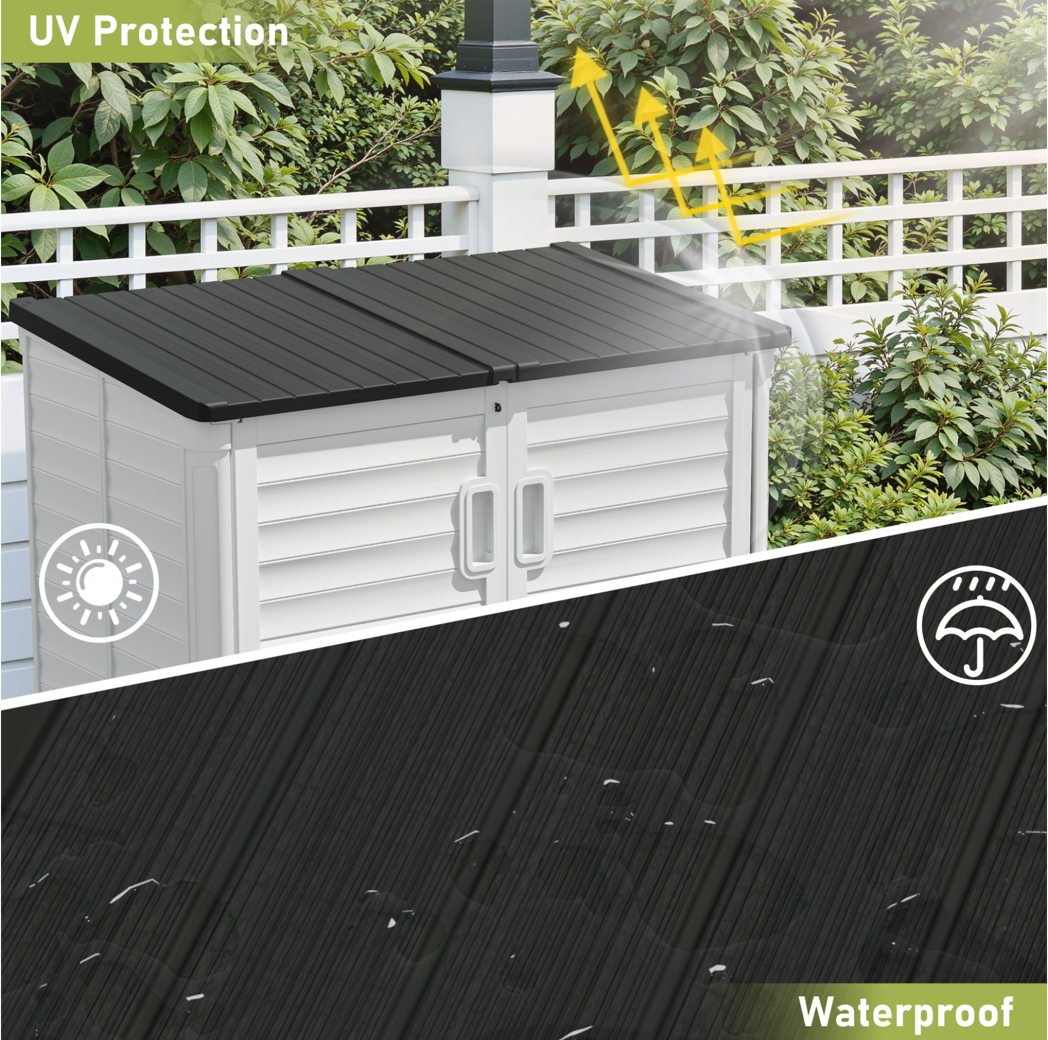 homall-metal-shed-ger-tehaus-beige-1000-liter-wetterfest image 2