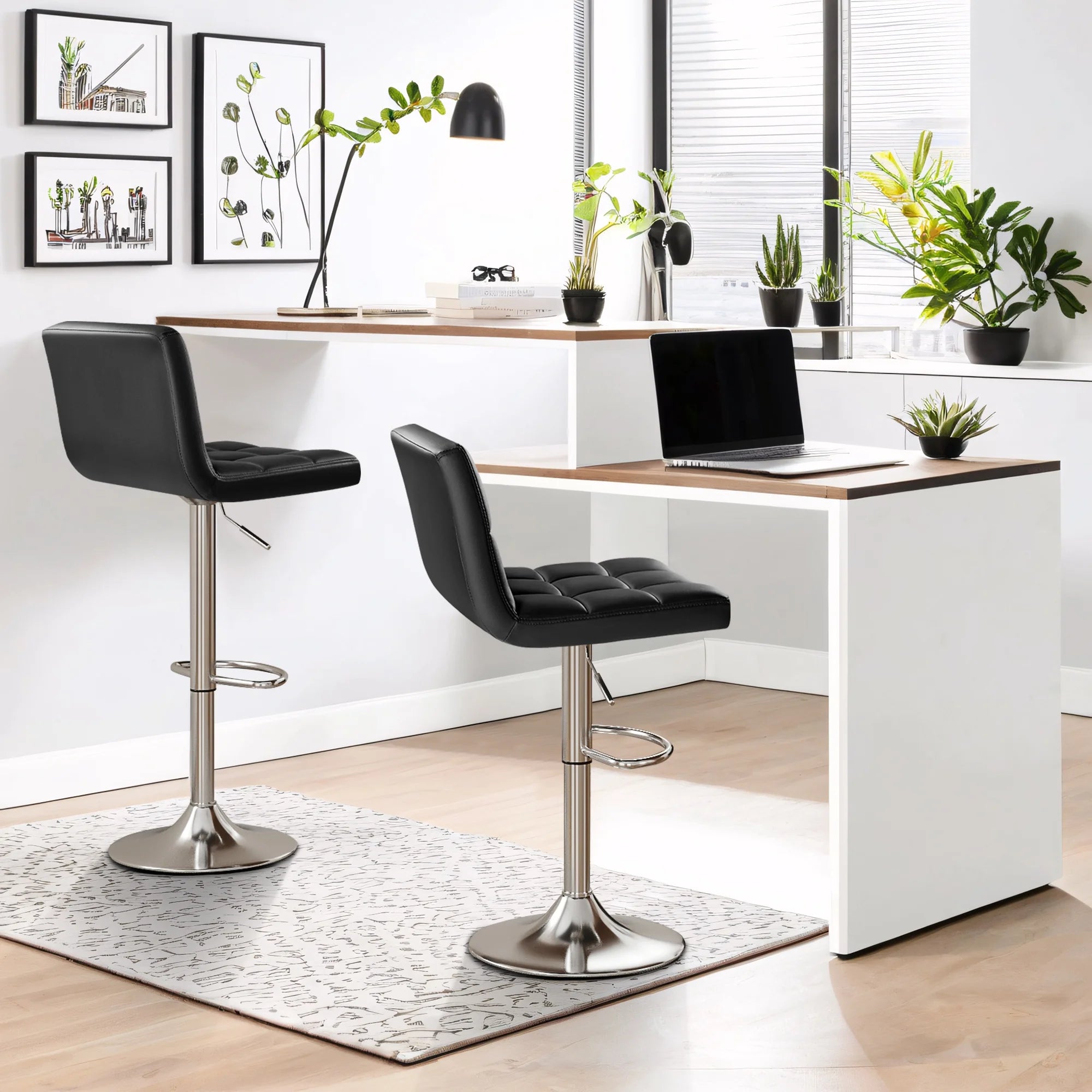 homall-bar-stool-barhocker-wei-drehbar-h-henverstellbar image 4