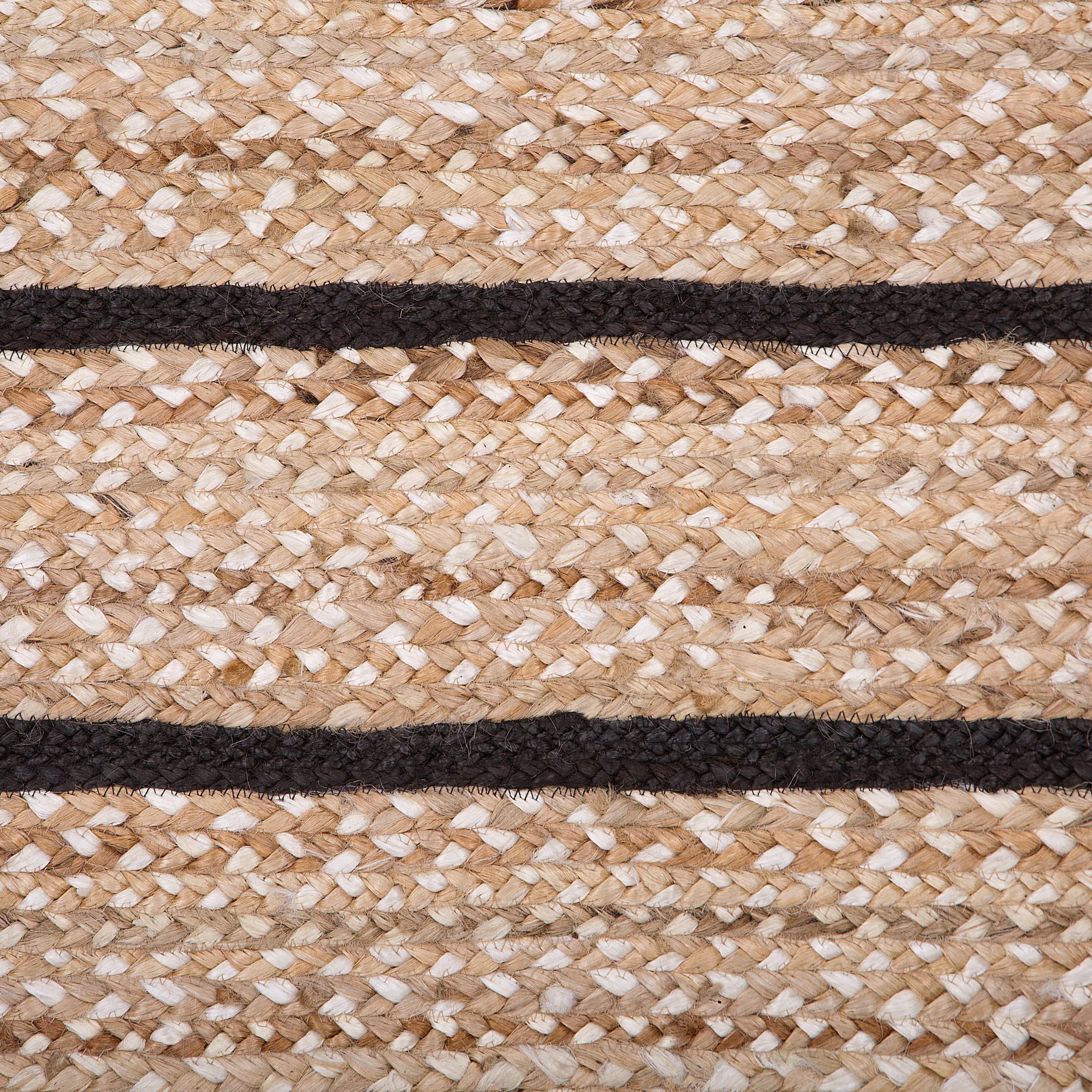 beliani-karadona-teppich-140x200-cm-schwarz-jute image 6